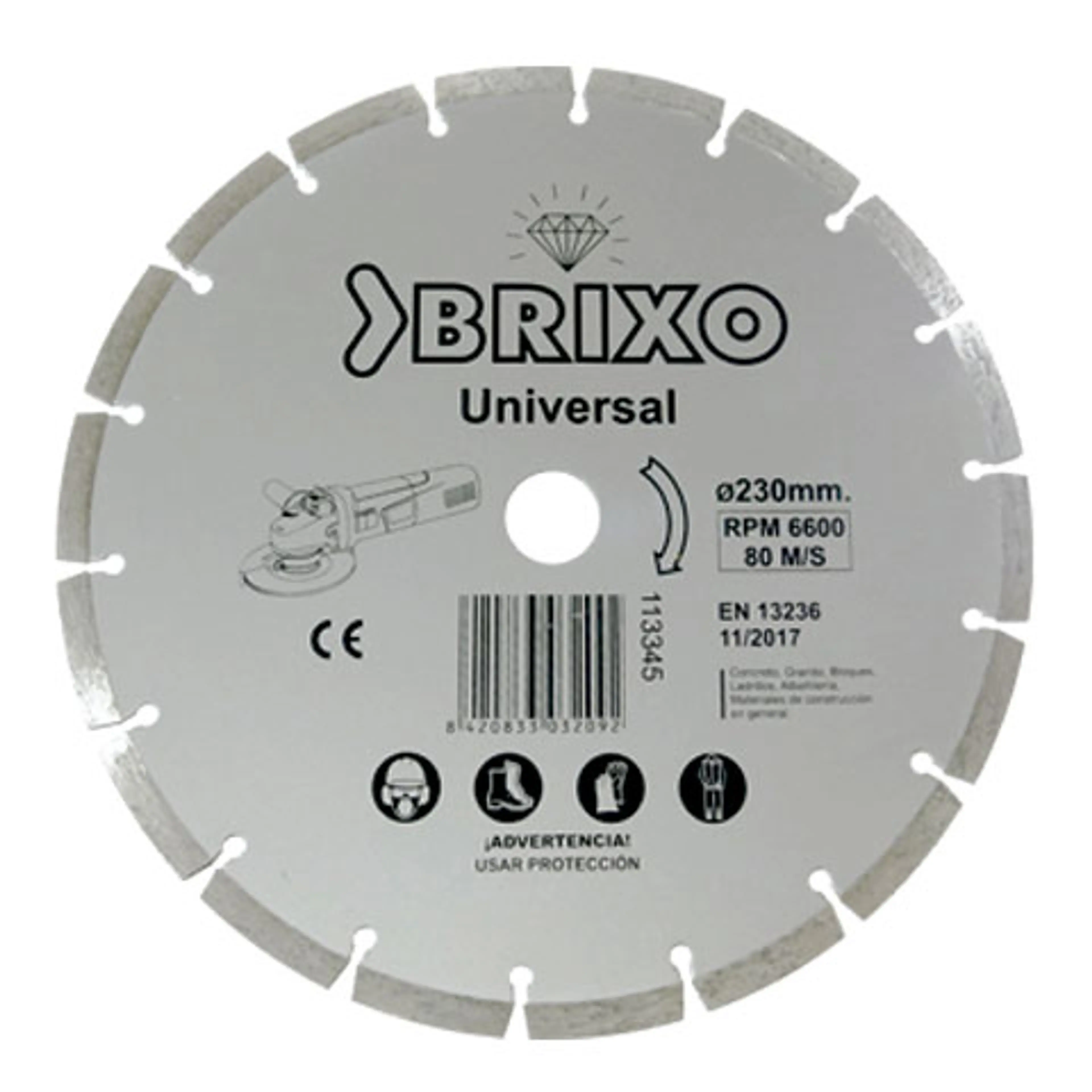 BRIXO DISCO DIAMANTE 115MM