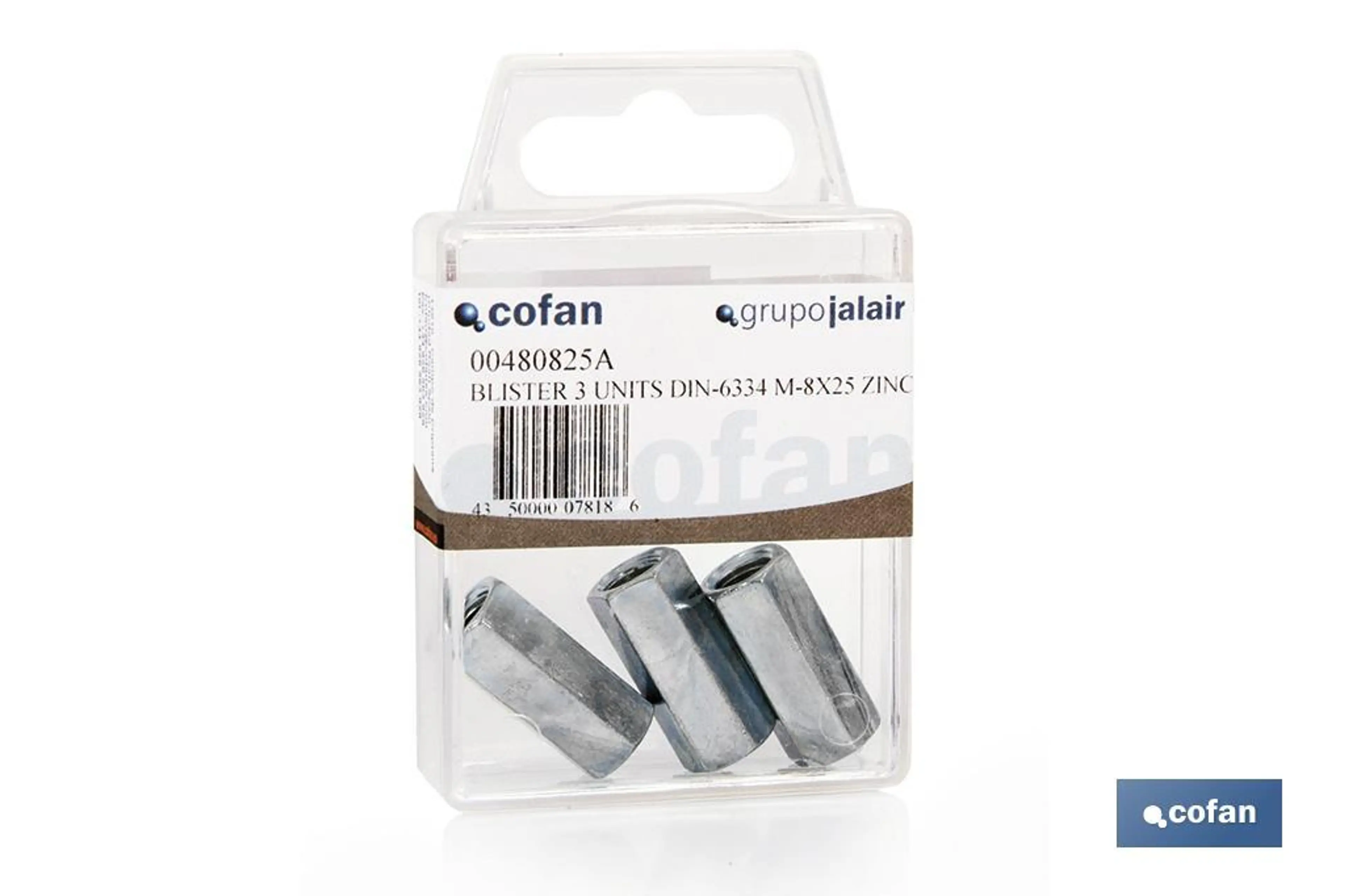 BLÍSTER 2 UDS. DIN-6334 M-10X30 ZIN