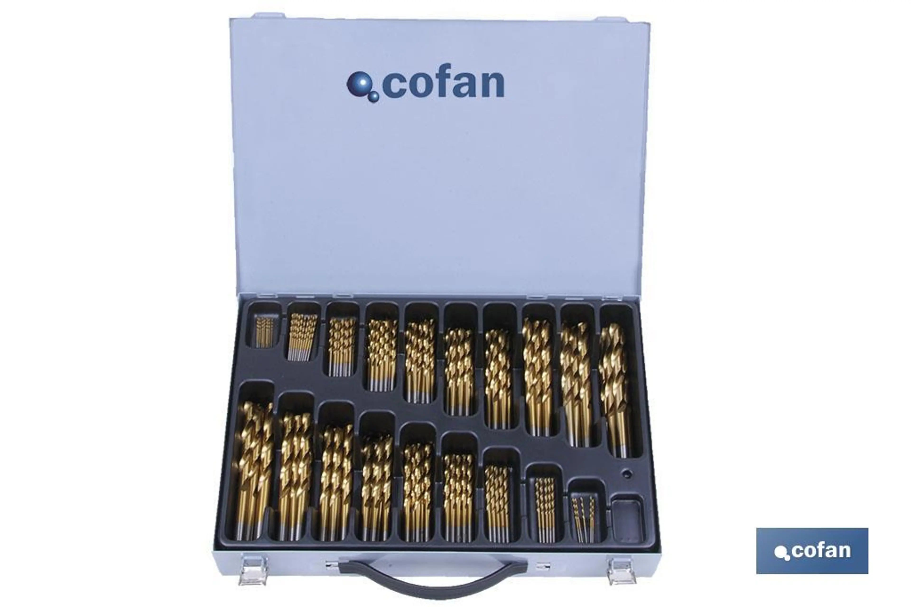 MALETIN SURTIDO BROCAS TITANIO 1-10