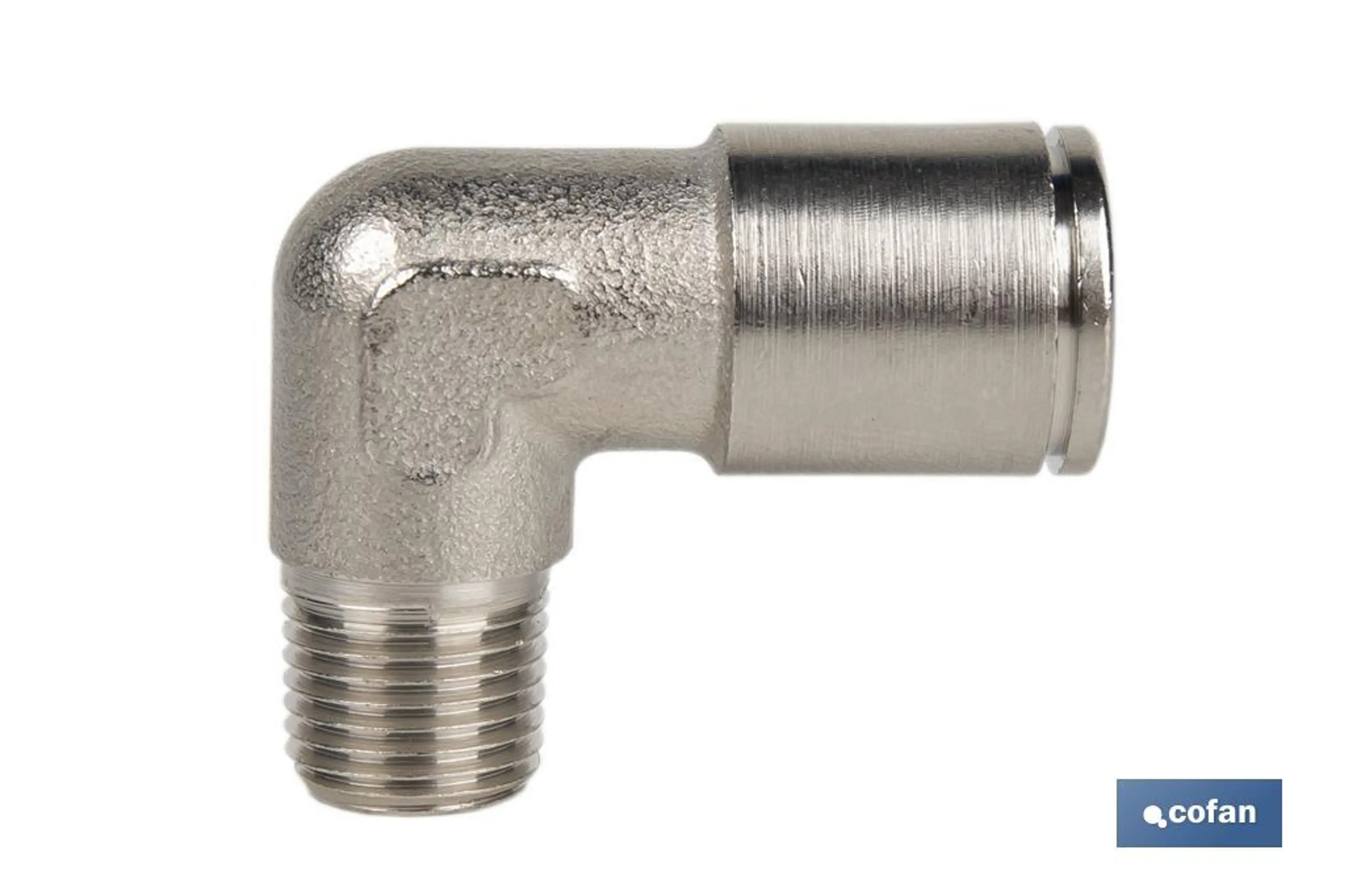 CONEXION CODO  TUBO 12MM. ROSCA 3/8