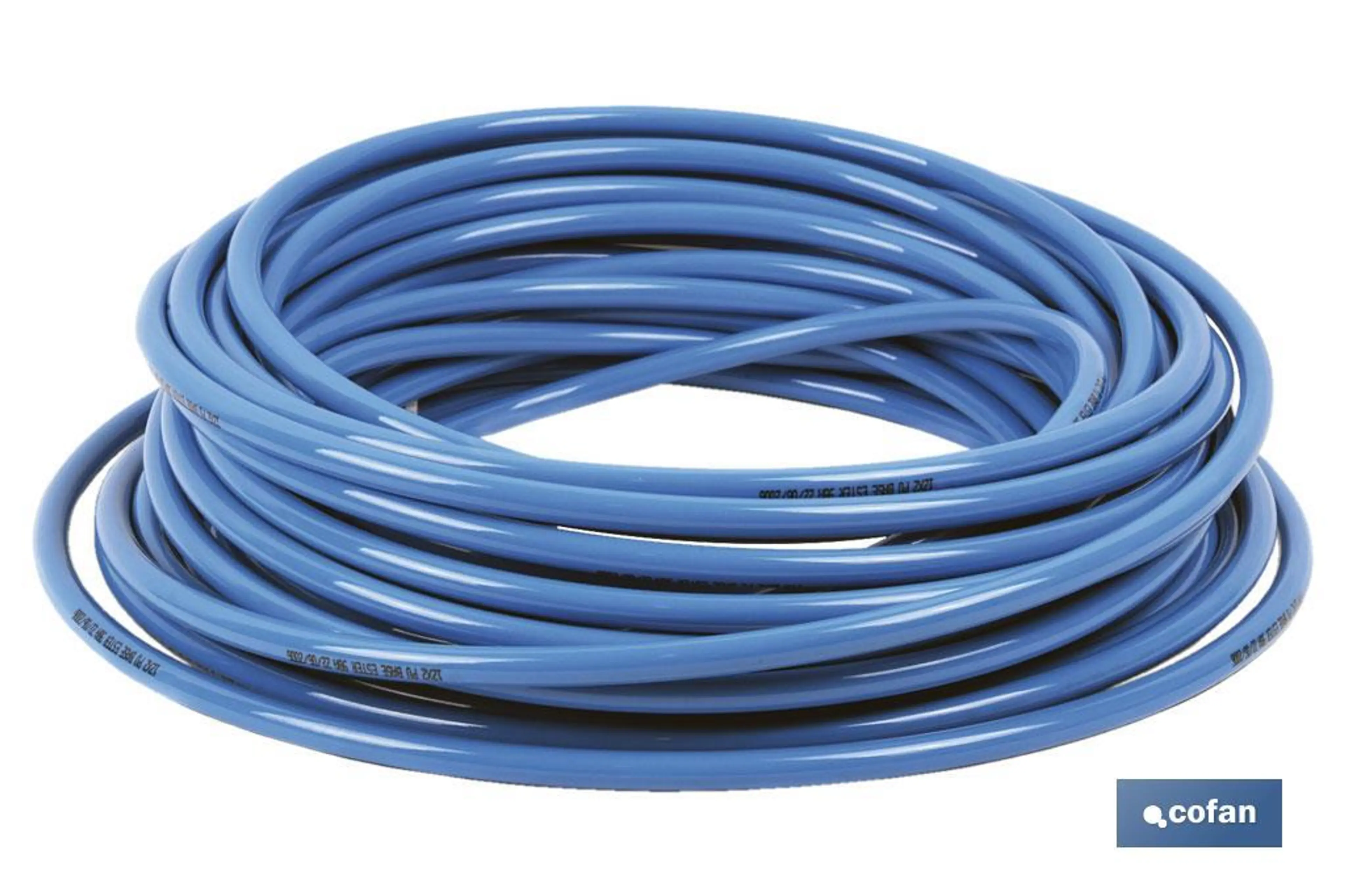 25MT TUBO POLIURETANO AZUL 2,5X4