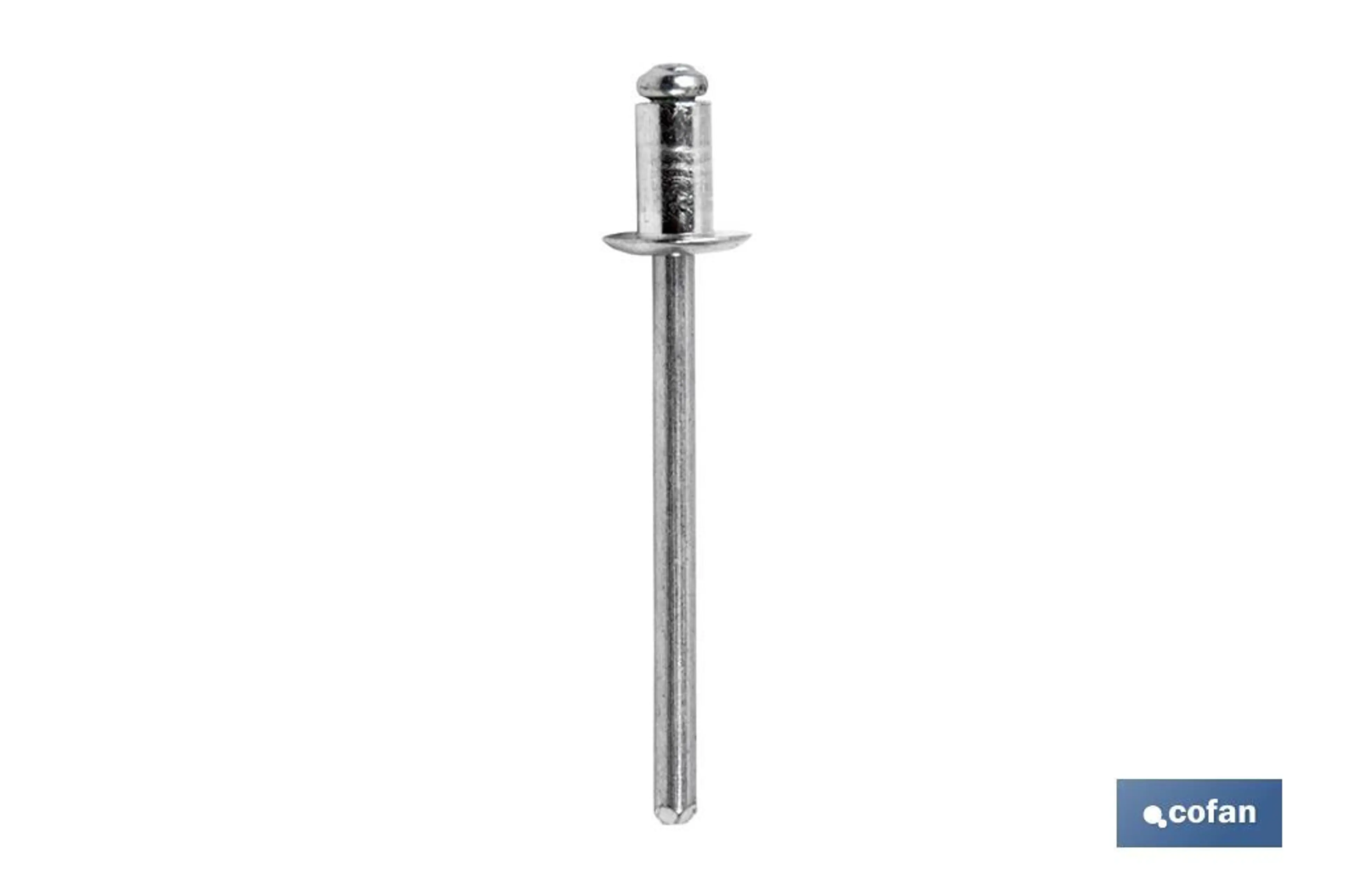 REMACHE ALUMINIO 4,8X12