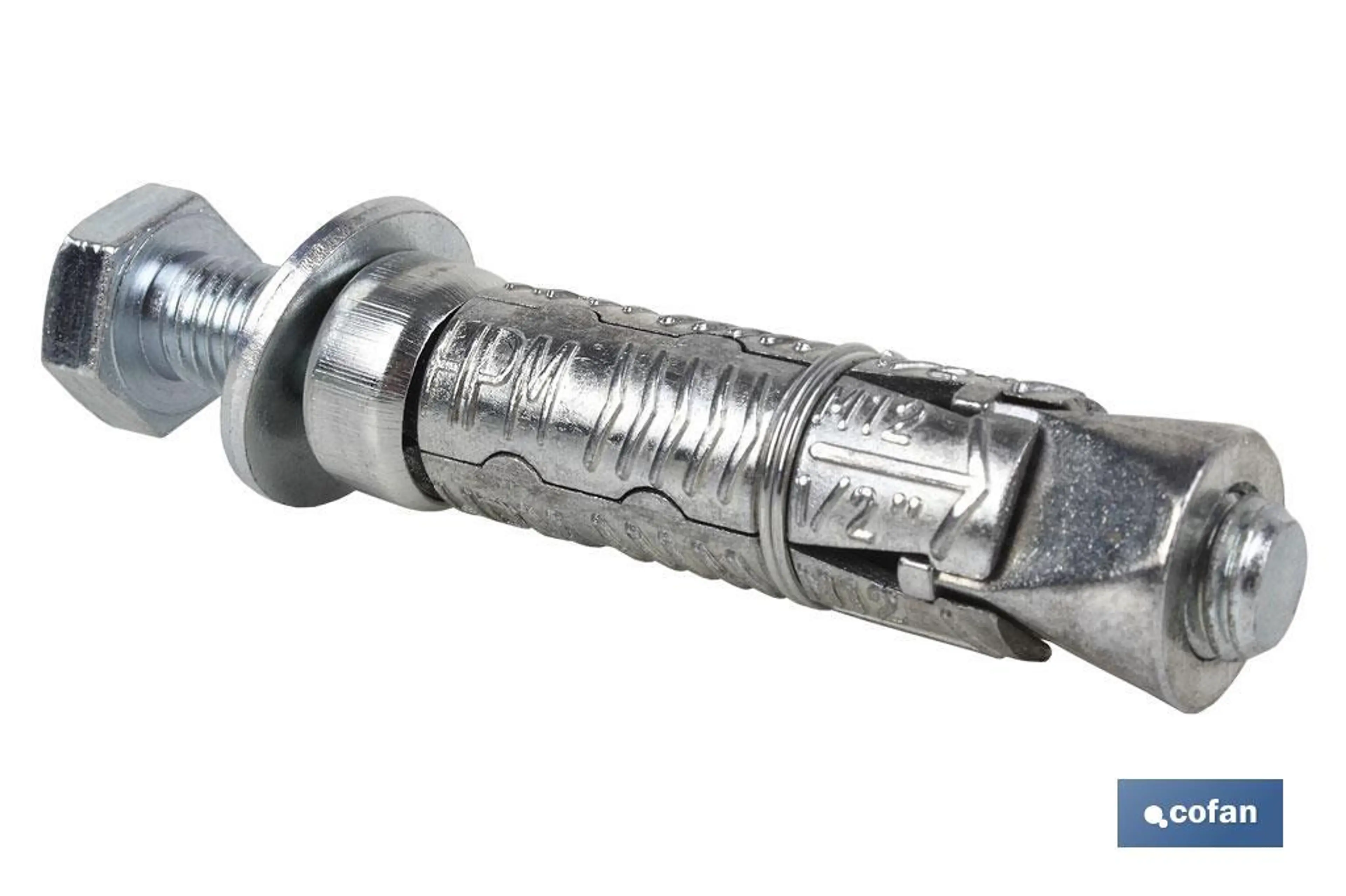ANCLAJE ZAMAK HPM M-8X50 CON TORNIL