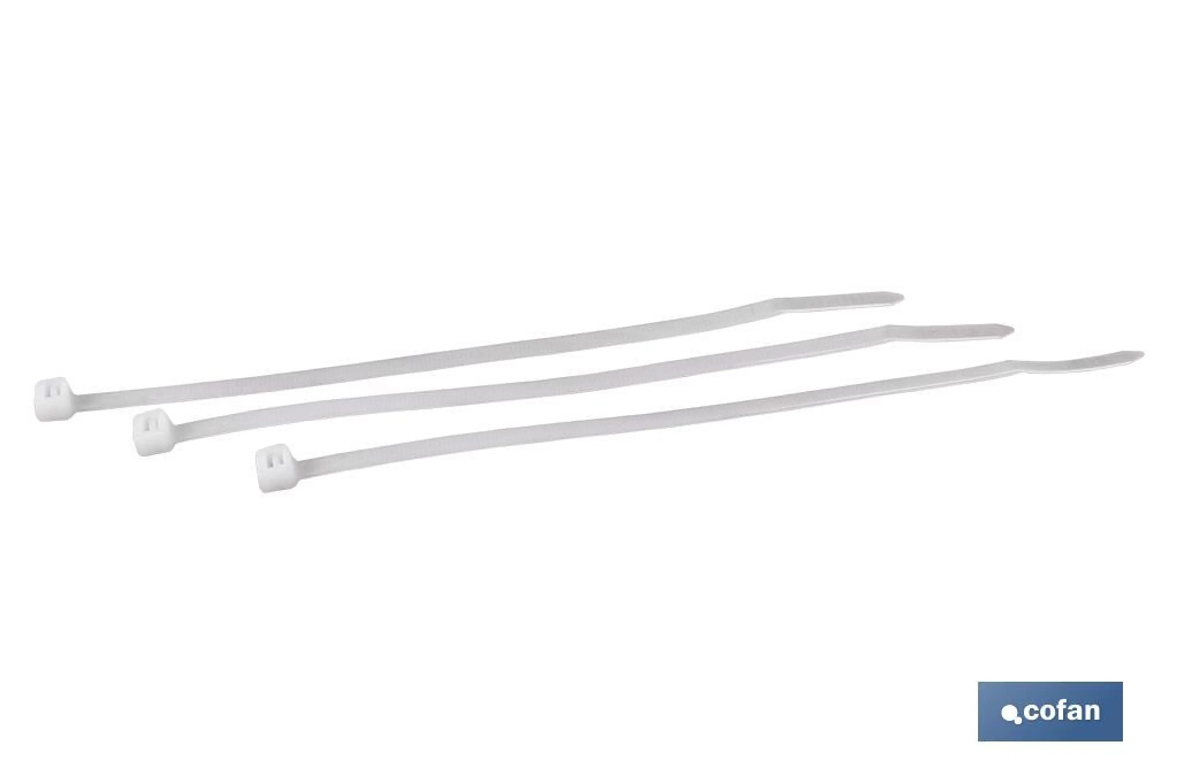 BRIDAS NYLON BLANCO 3,6 X 370MM