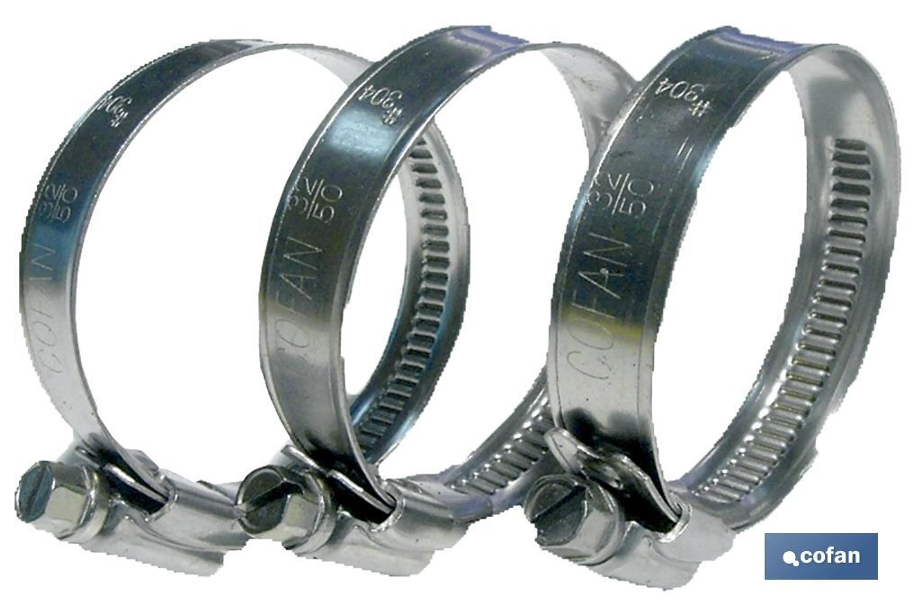 ABRAZADERA INOX A-2 BANDA 9MM  32-5