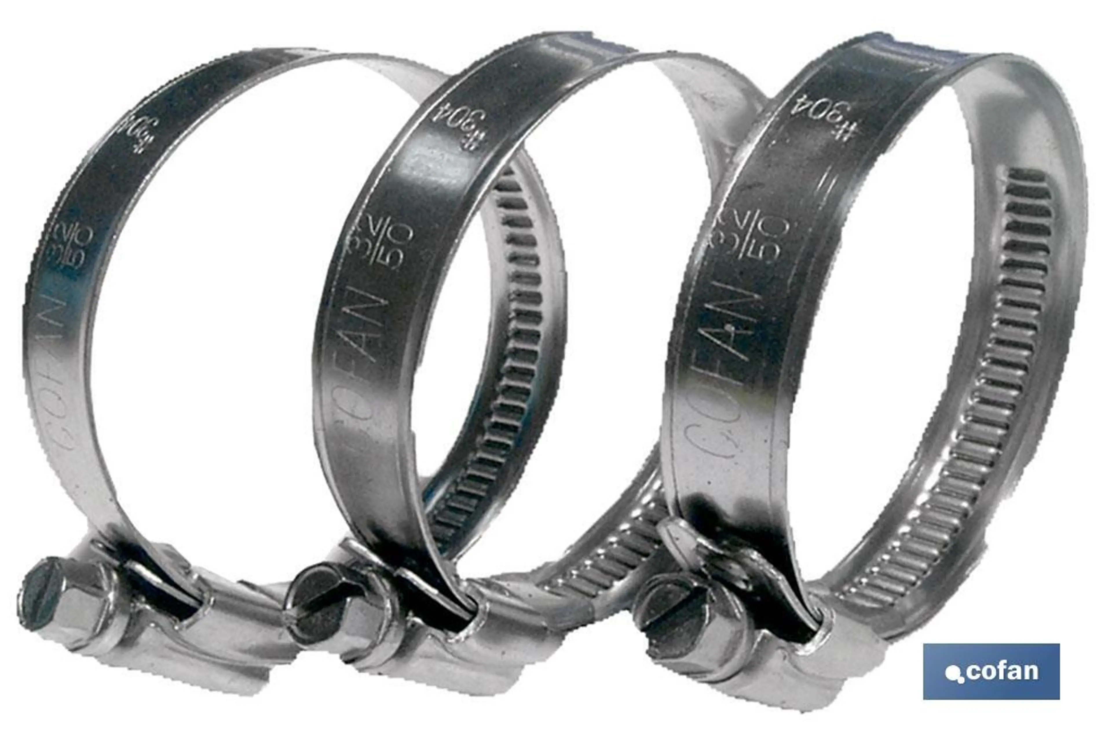 ABRAZADERA INOX A-2 BANDA 12MM 32-5