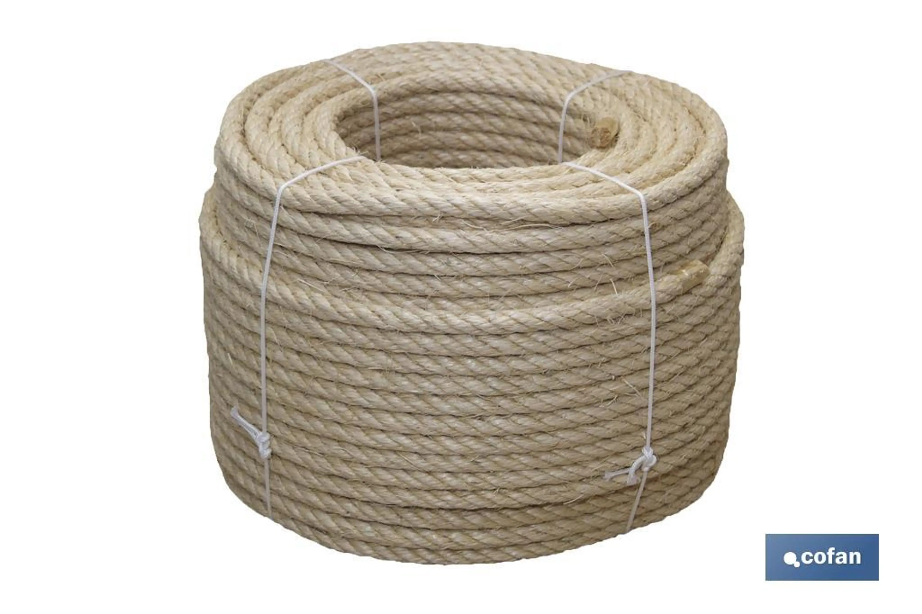 CUERDA SISAL 4 CABOS 14 MM 100 MTS 