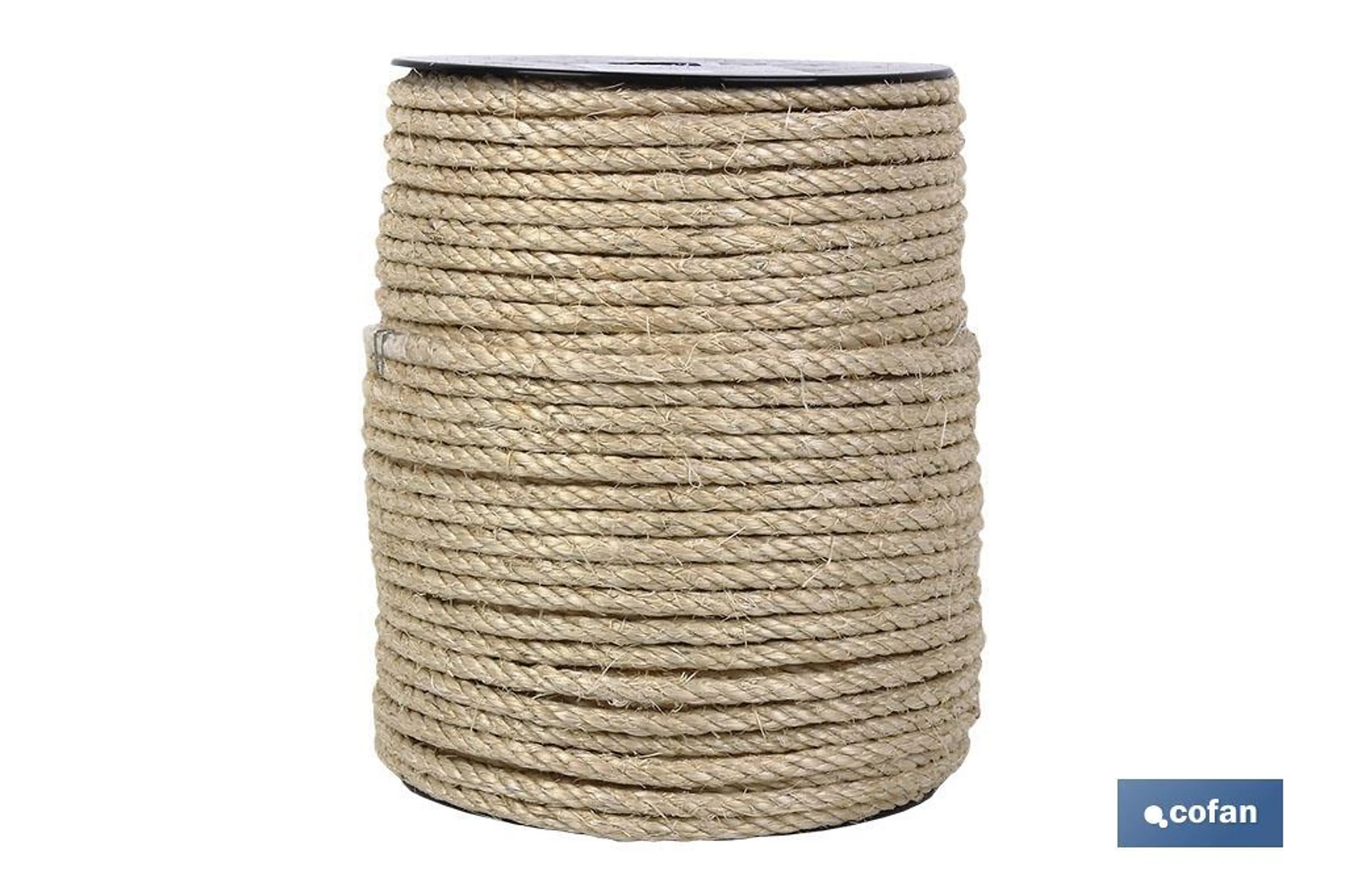 CUERDA SISAL 4 CABOS 14 MM 50 MTS N