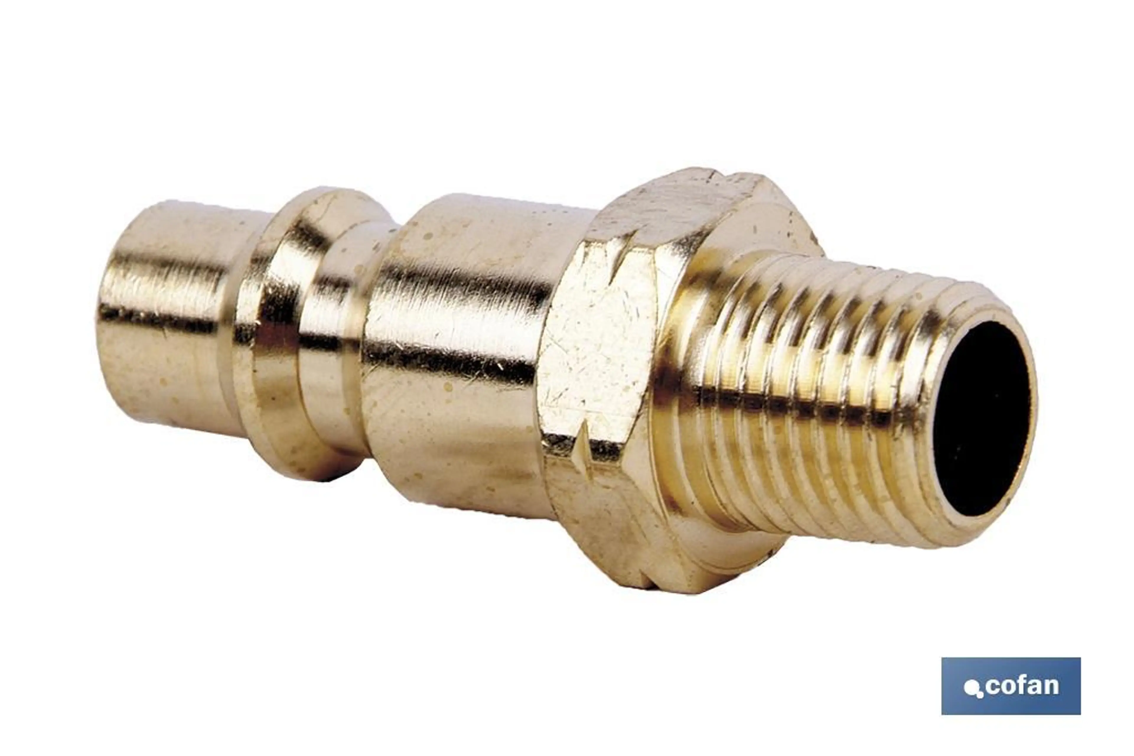 CONECTOR MACHO 3/8" GRAN CAUDAL