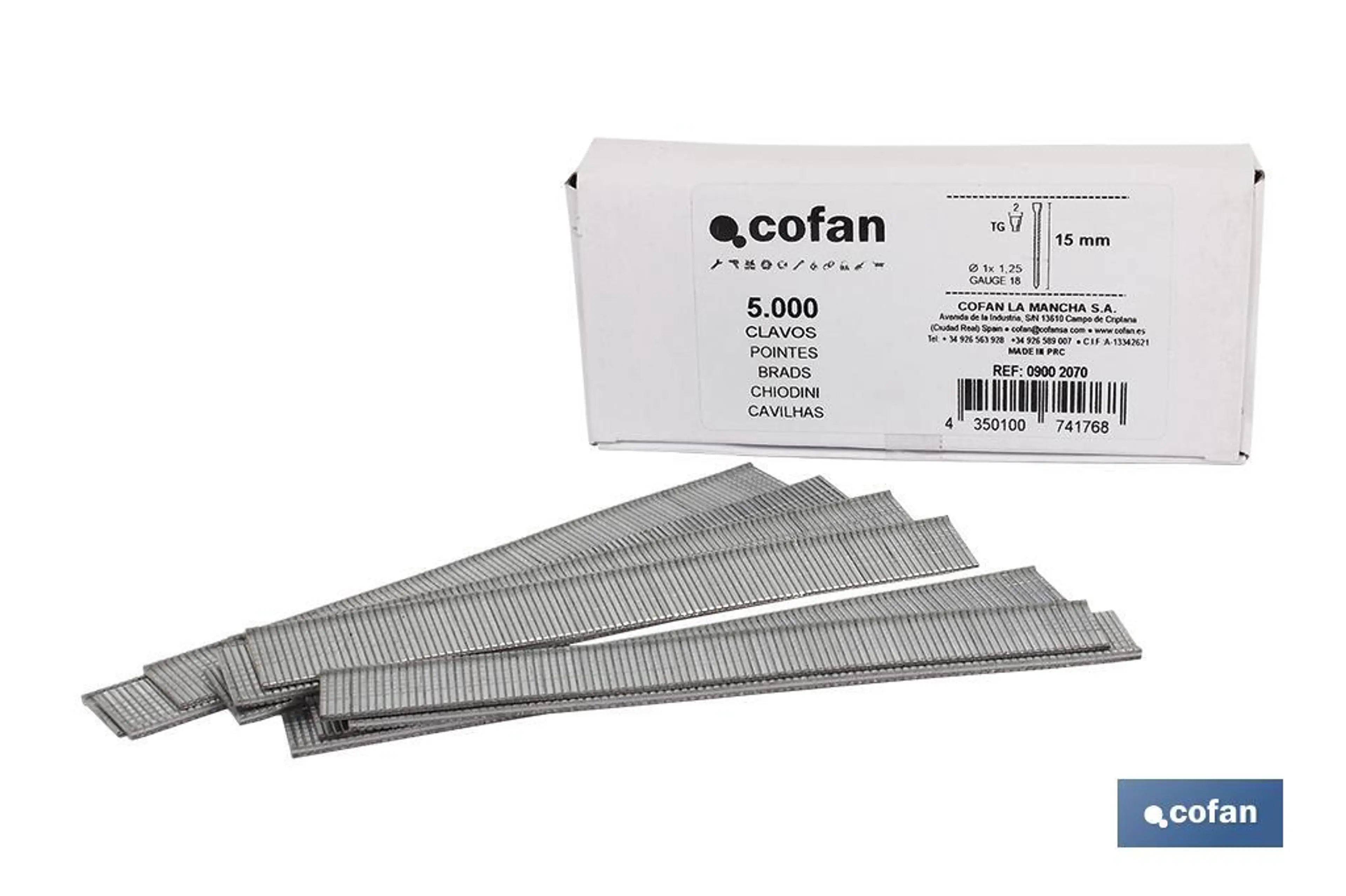 CAJA CLAVOS TG/30 - 1X1,25 (5.000 P