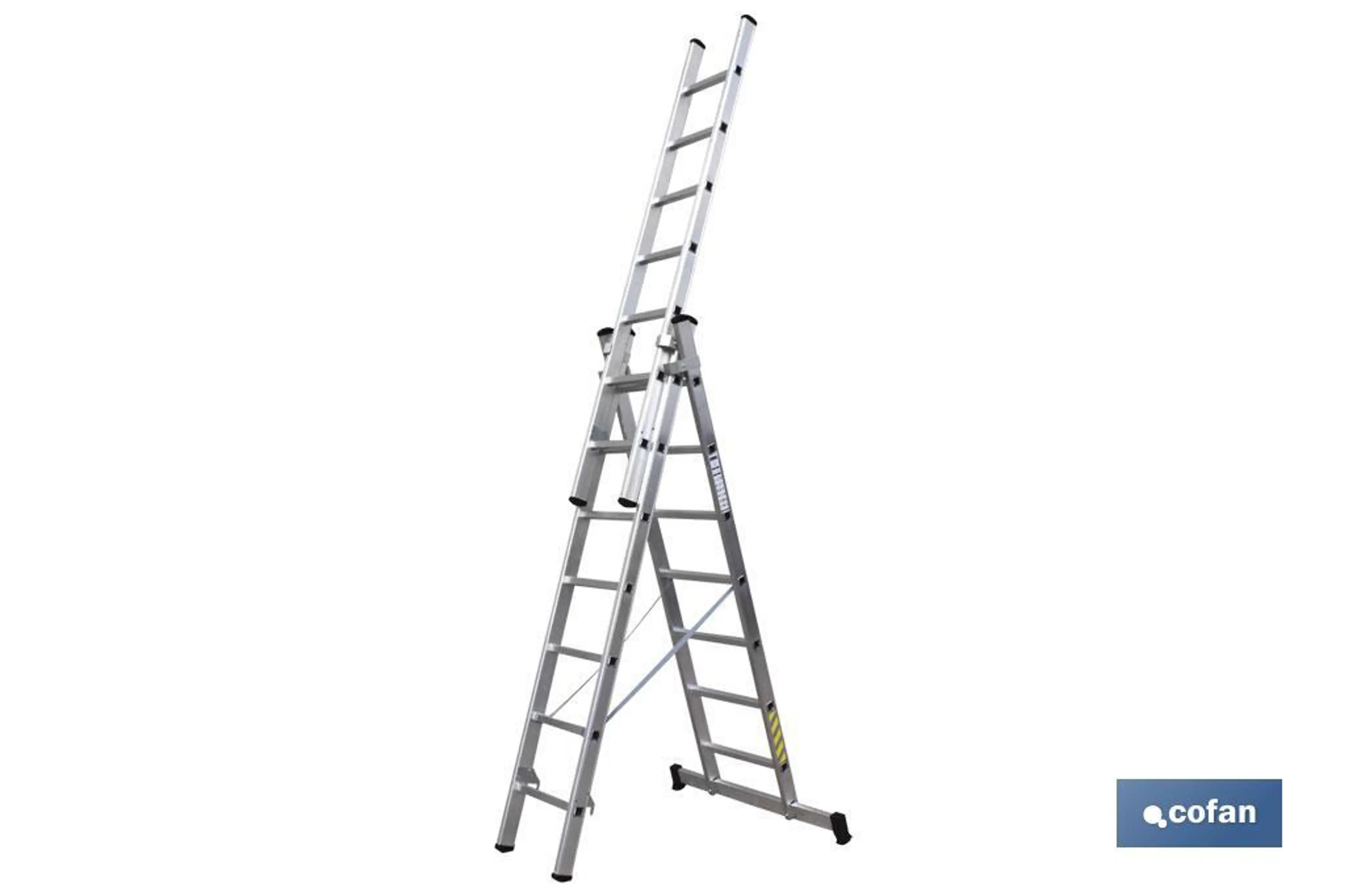 ESCALERA ALUMINIO TRIPLE 11P 3,00+3