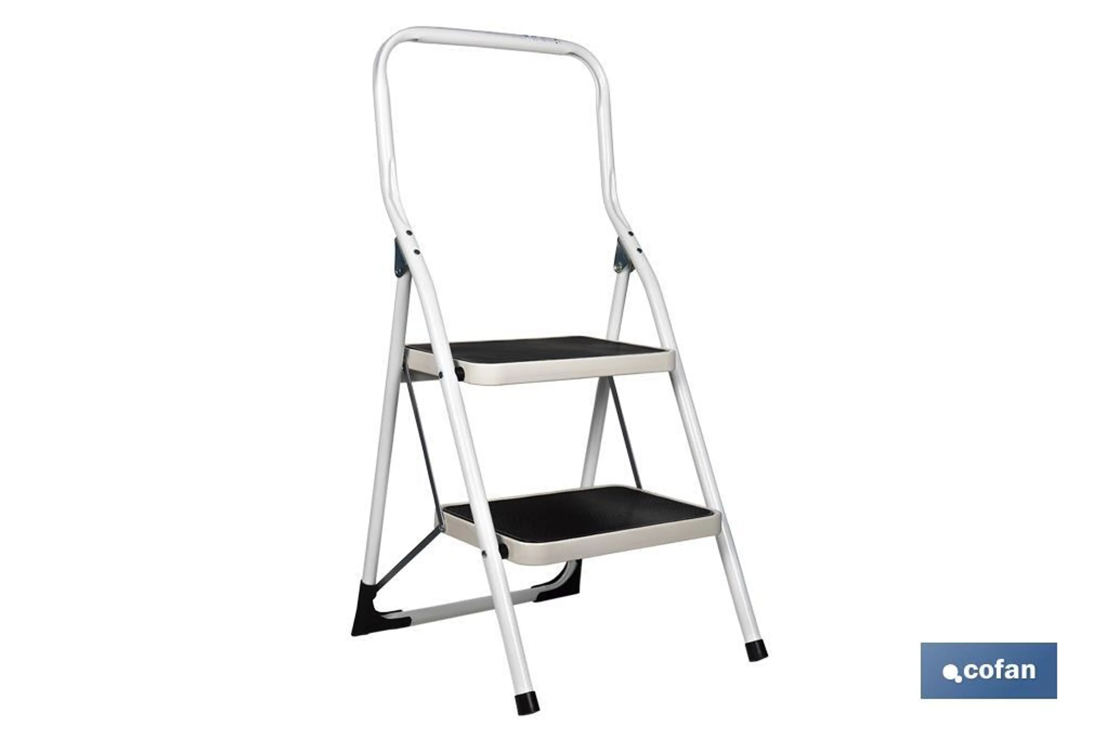 ESCALERA ACERO 3P ALTURA 70CM