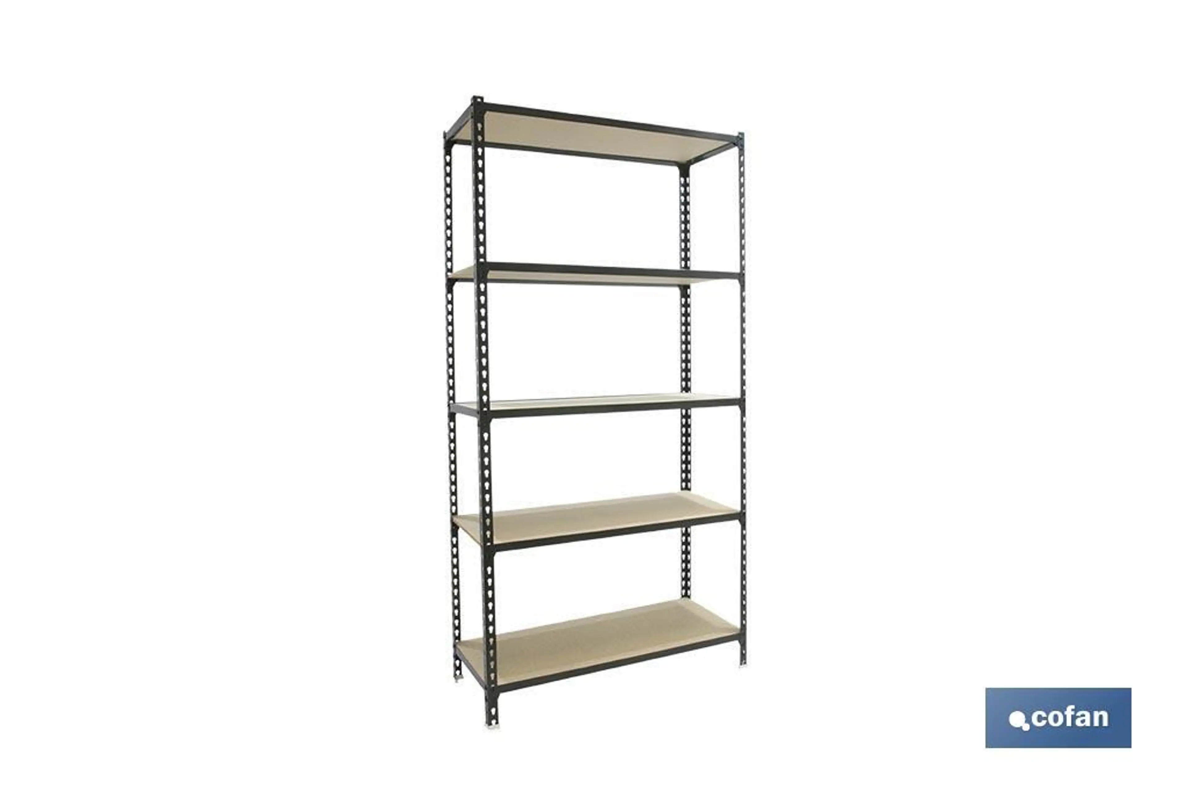 ESTANTERÍA 5B MAD. 1800X900X400MM
