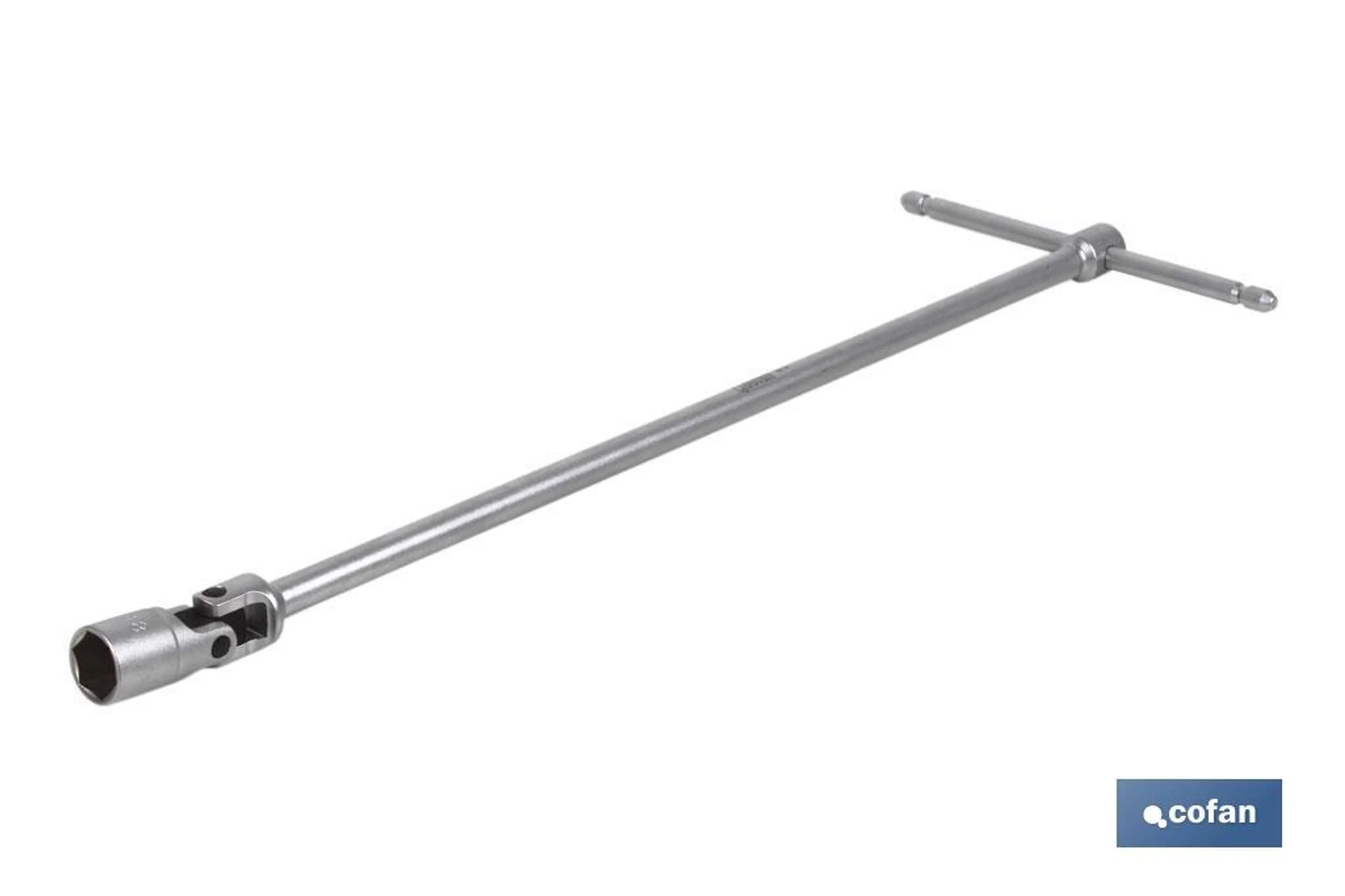 LLAVE ARTICULADA EN "T" 15MM