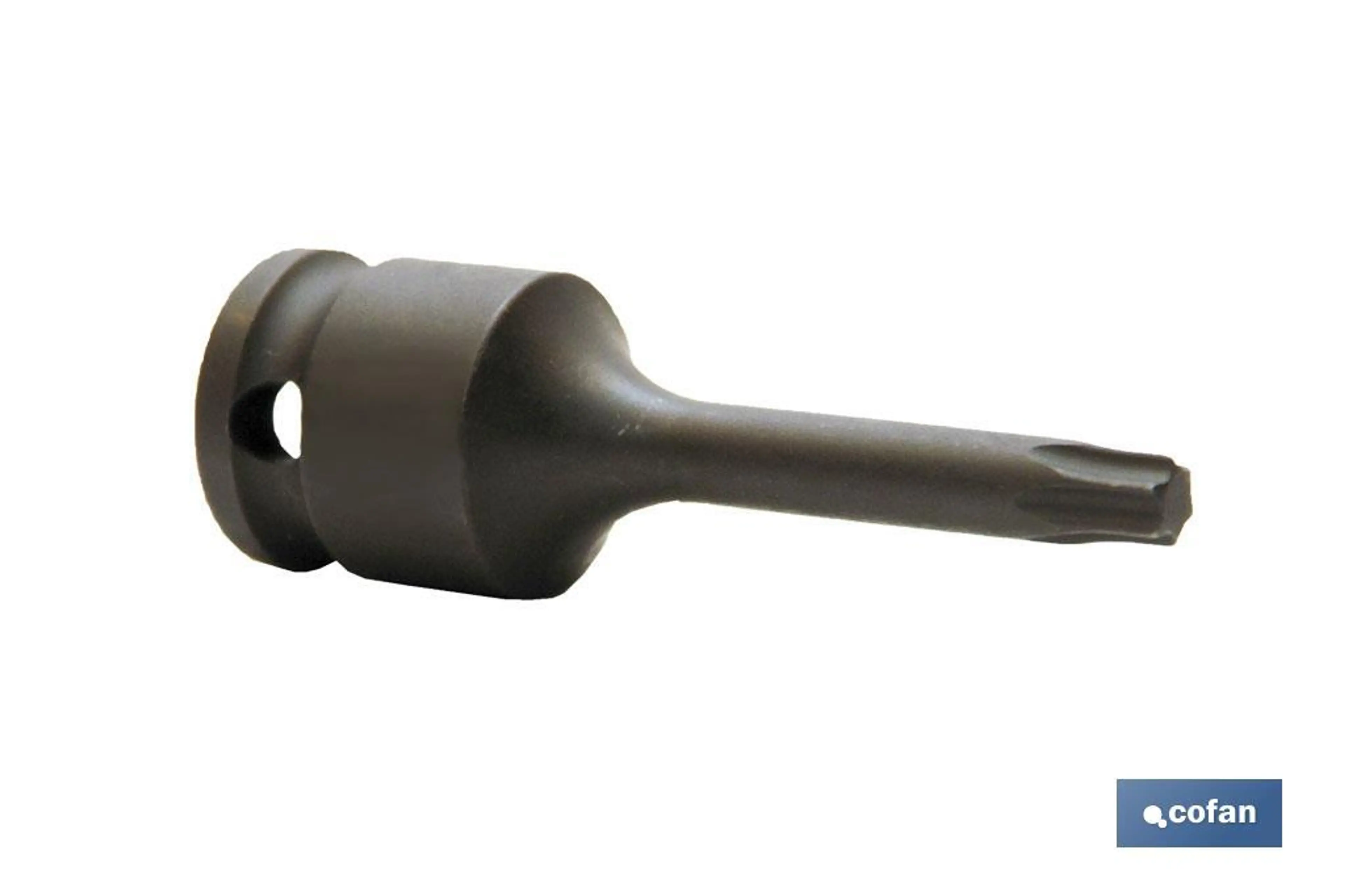 VASO IMPACTO 1/2" TORX MACHO T-30