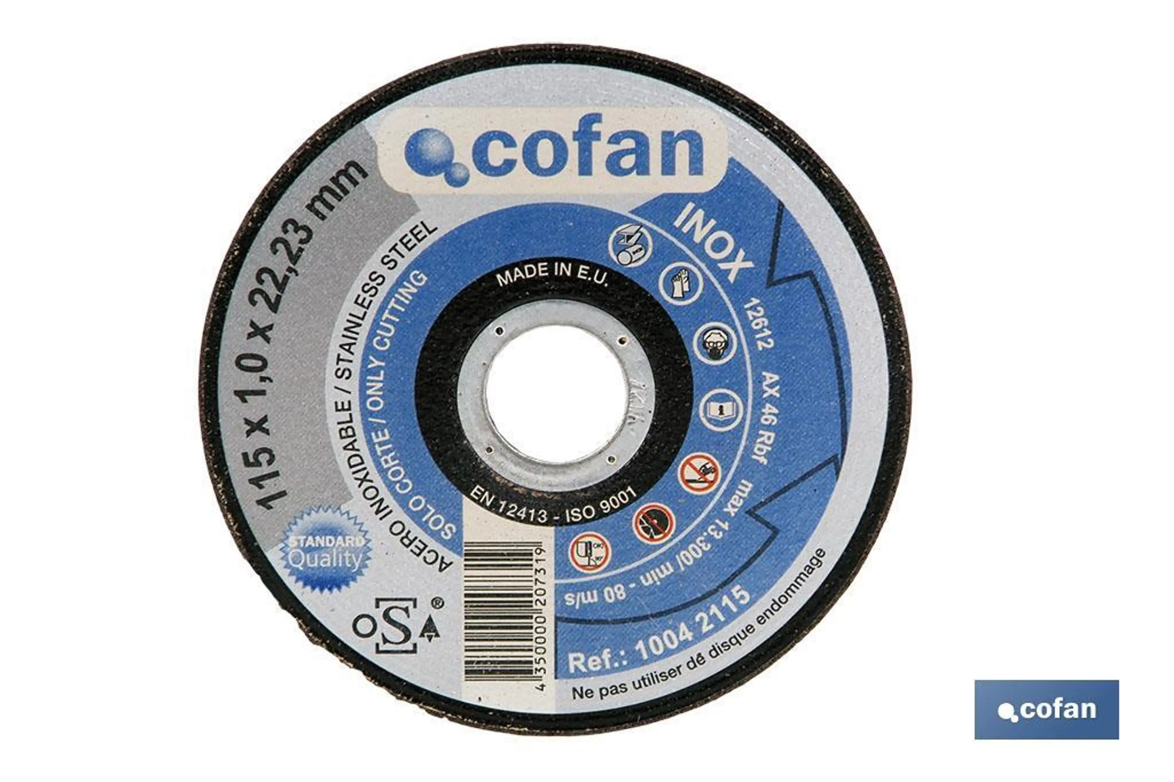 DISCO CORTE - 230X3,0X22,23 METAL S
