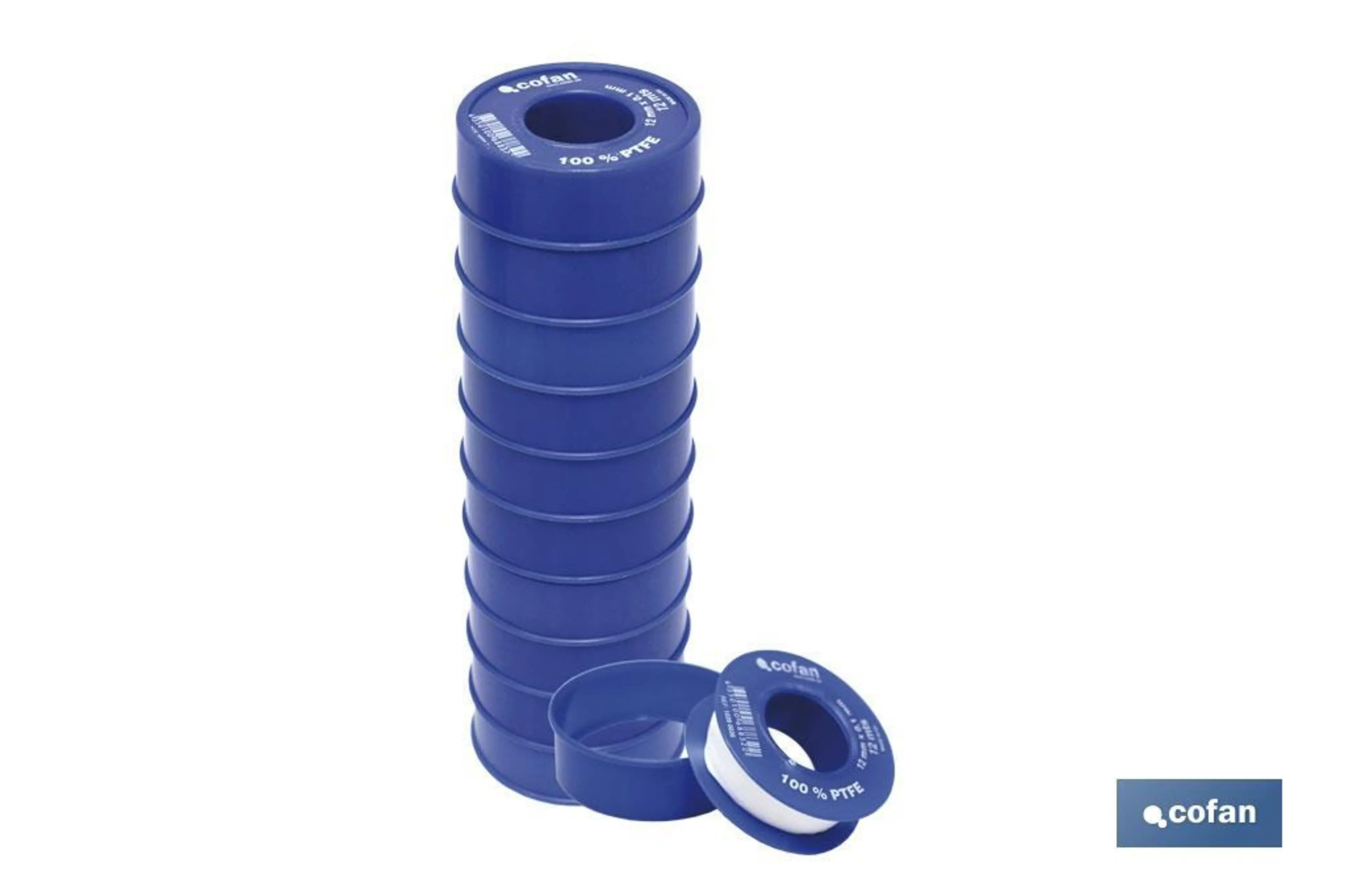 ROLLO 12 MTS CINTA PTFE 12MM X 0,10