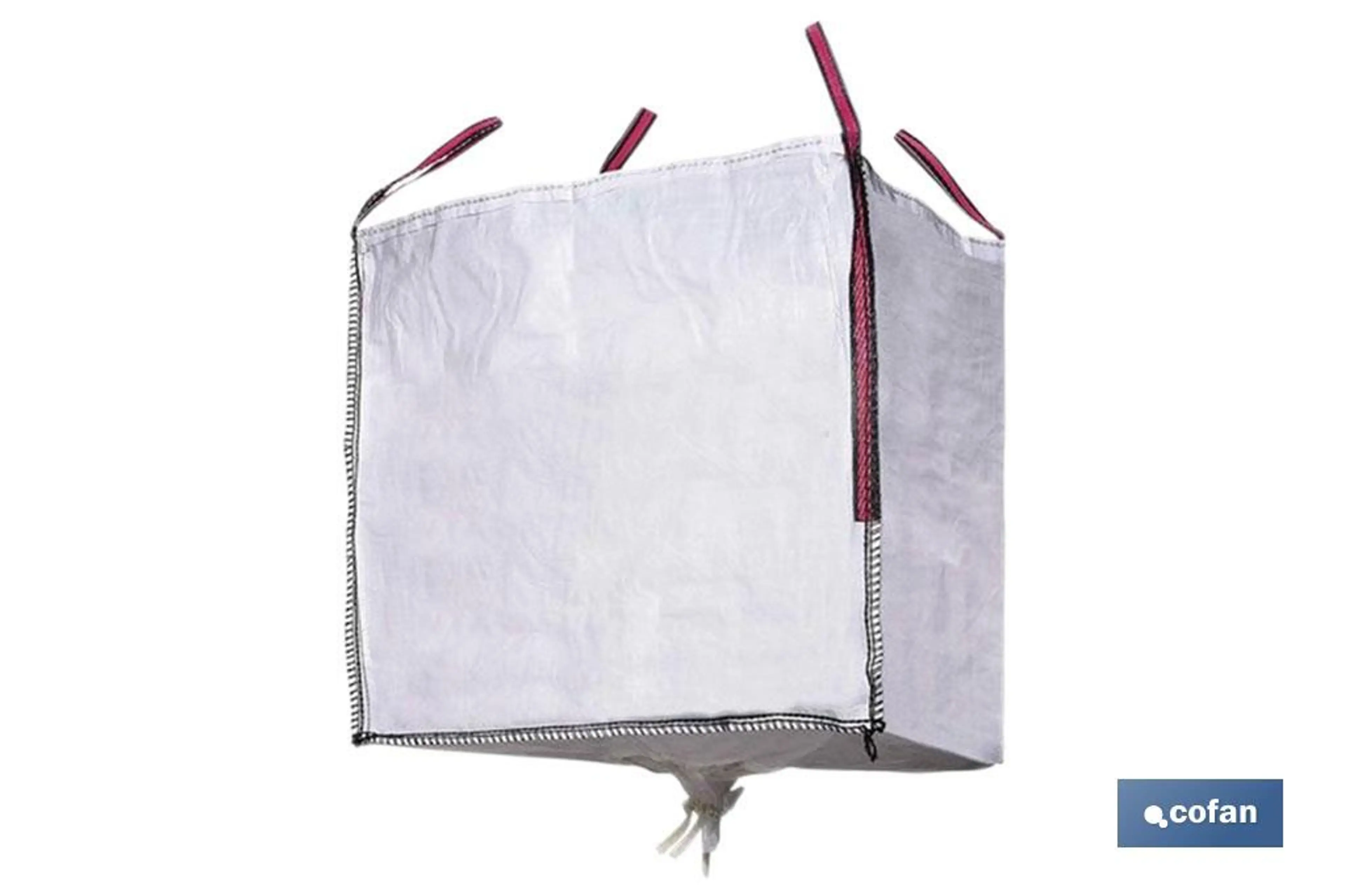 BIG BAG ESCOMBROS 90X90X90CMS BLANC