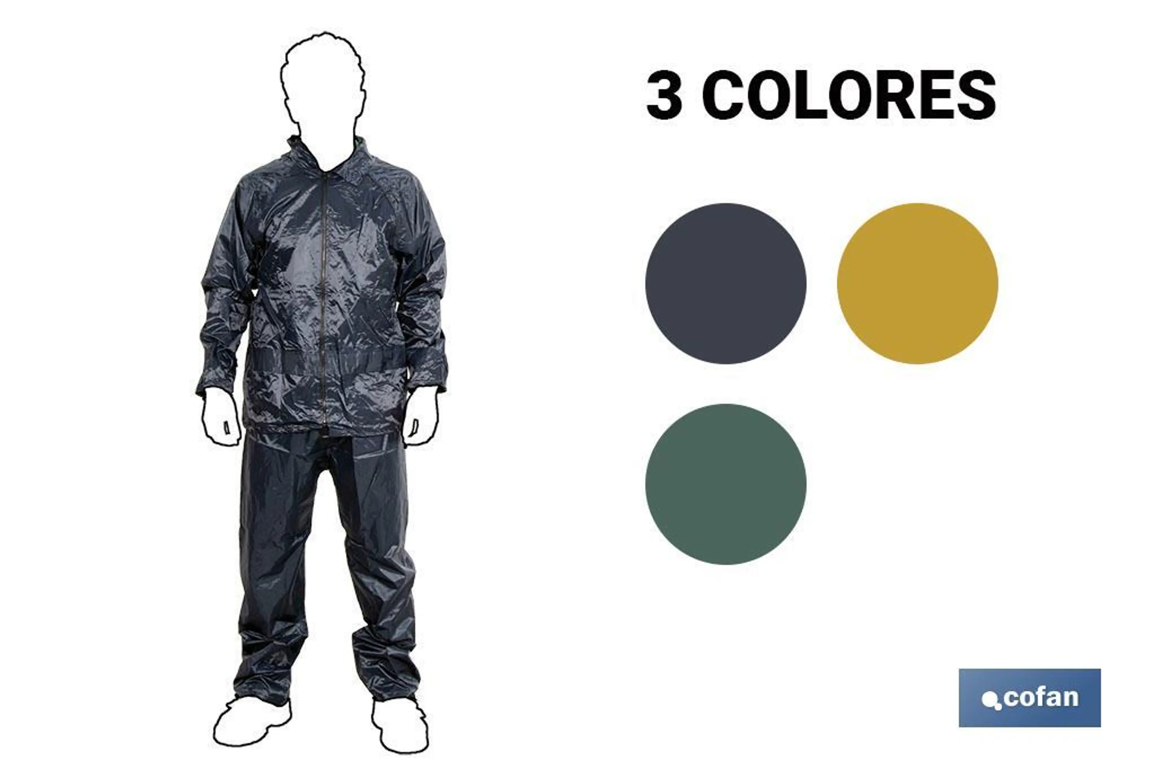 TRAJE AGUA AZUL POLIESTER/PVC TALLA