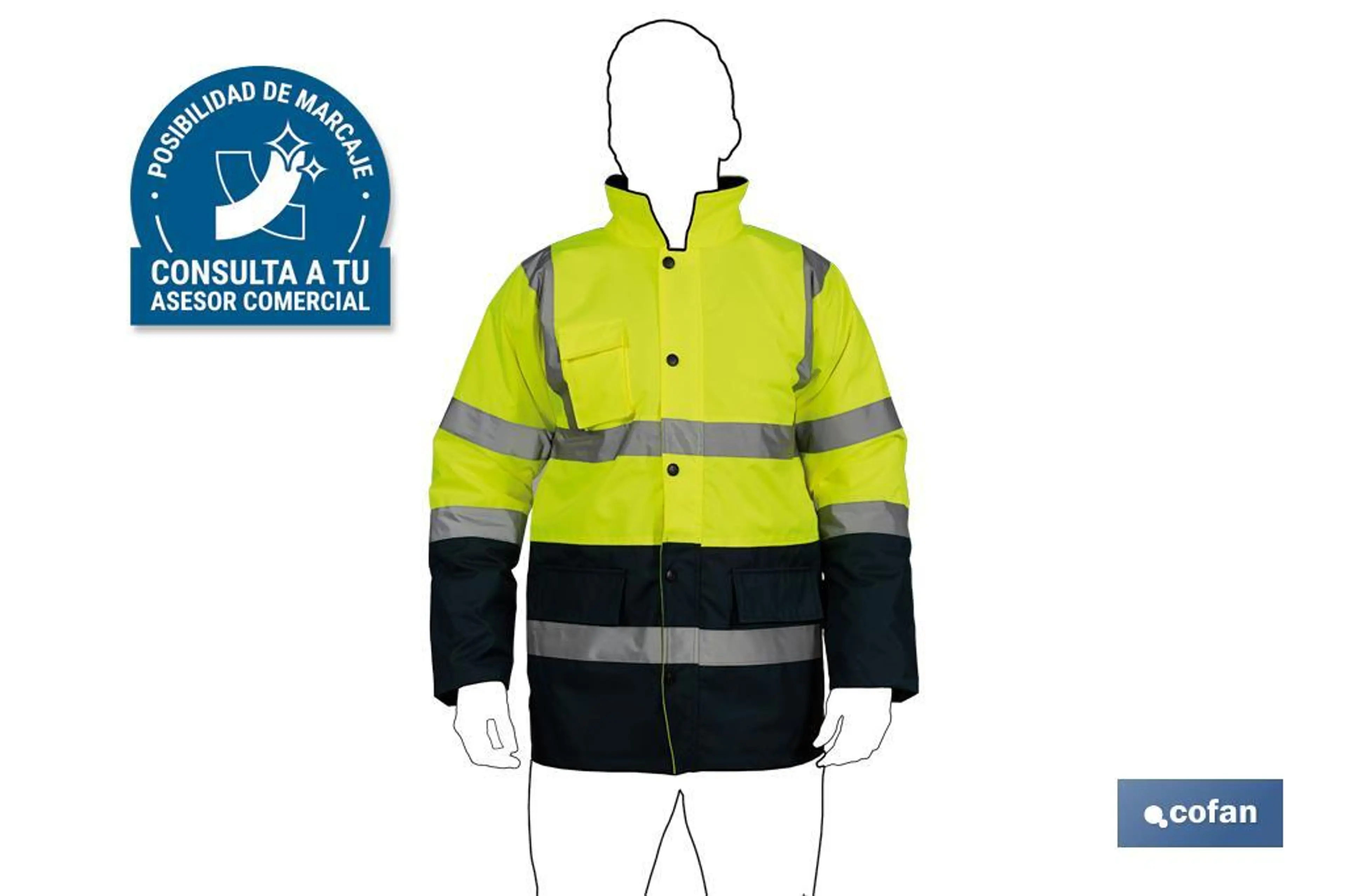 PARKA ALTA VISIBILIDAD MODELO DENEB