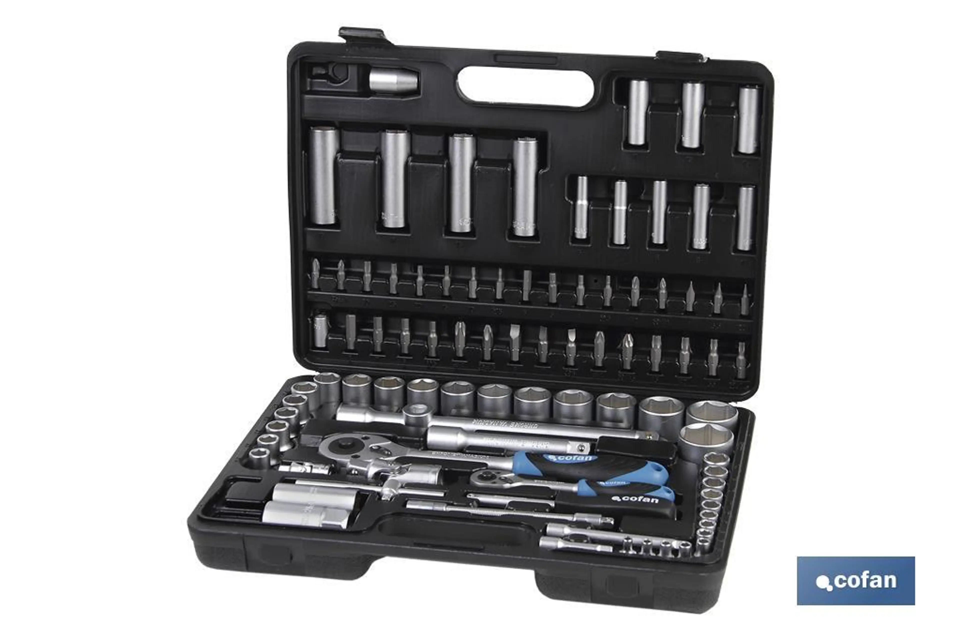 MALETÍN 94 PCS STANDARD 1/4" Y 1/2"