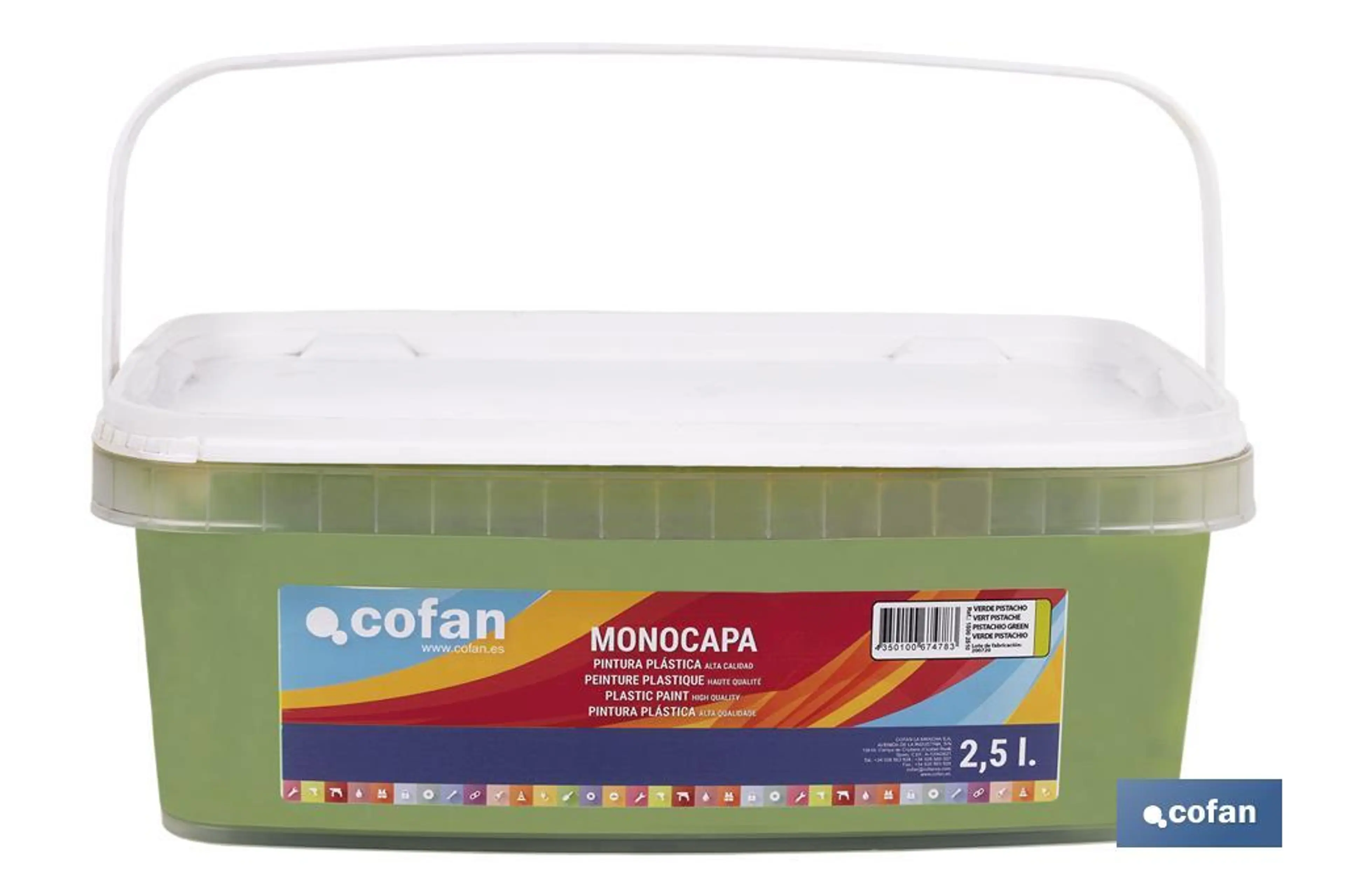 PINTURA PLÁSTICA MONOCAPA GRIS SUAV