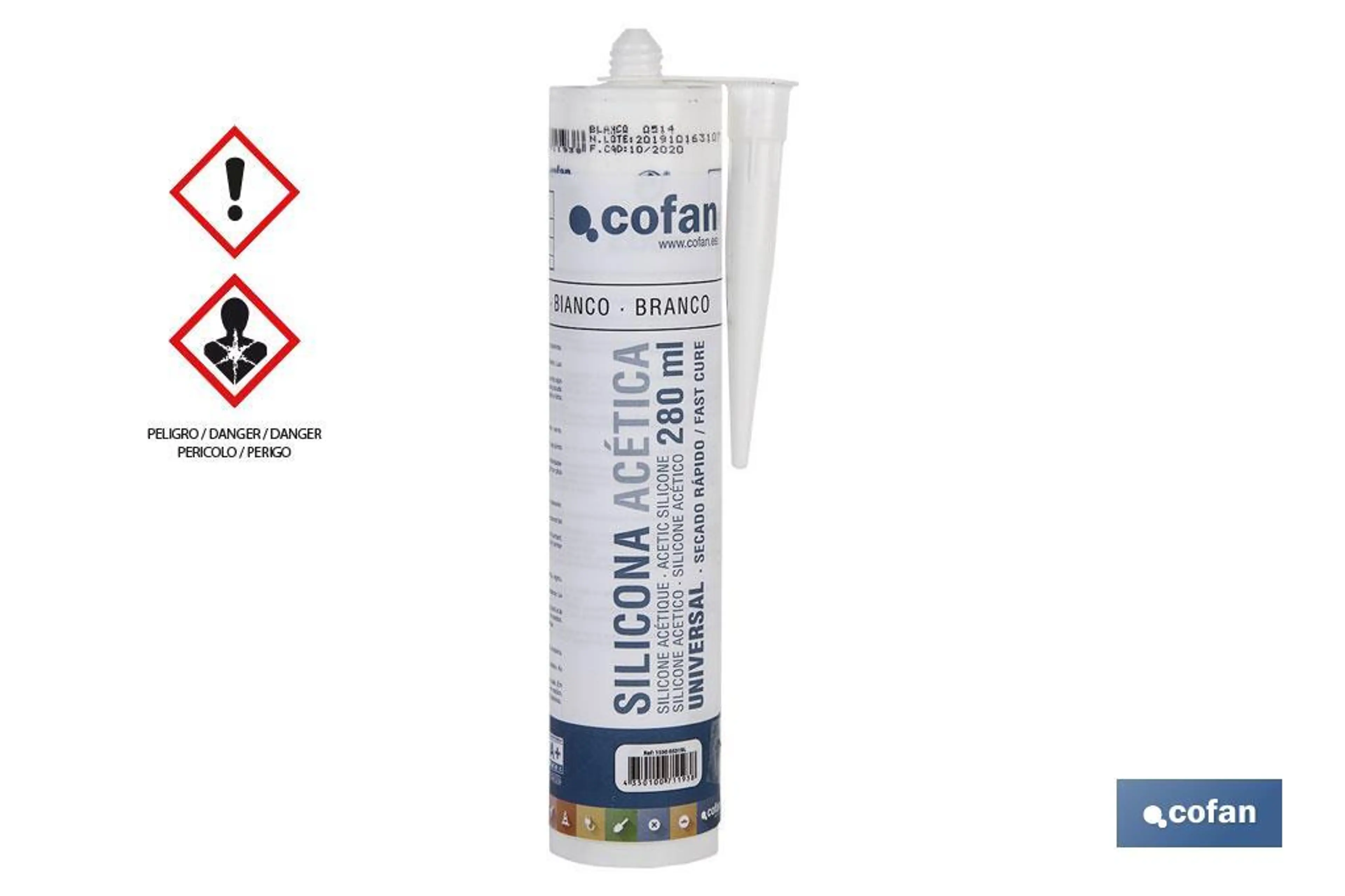 SILICONA ACÉTICA UNIVERSAL 280 ML "