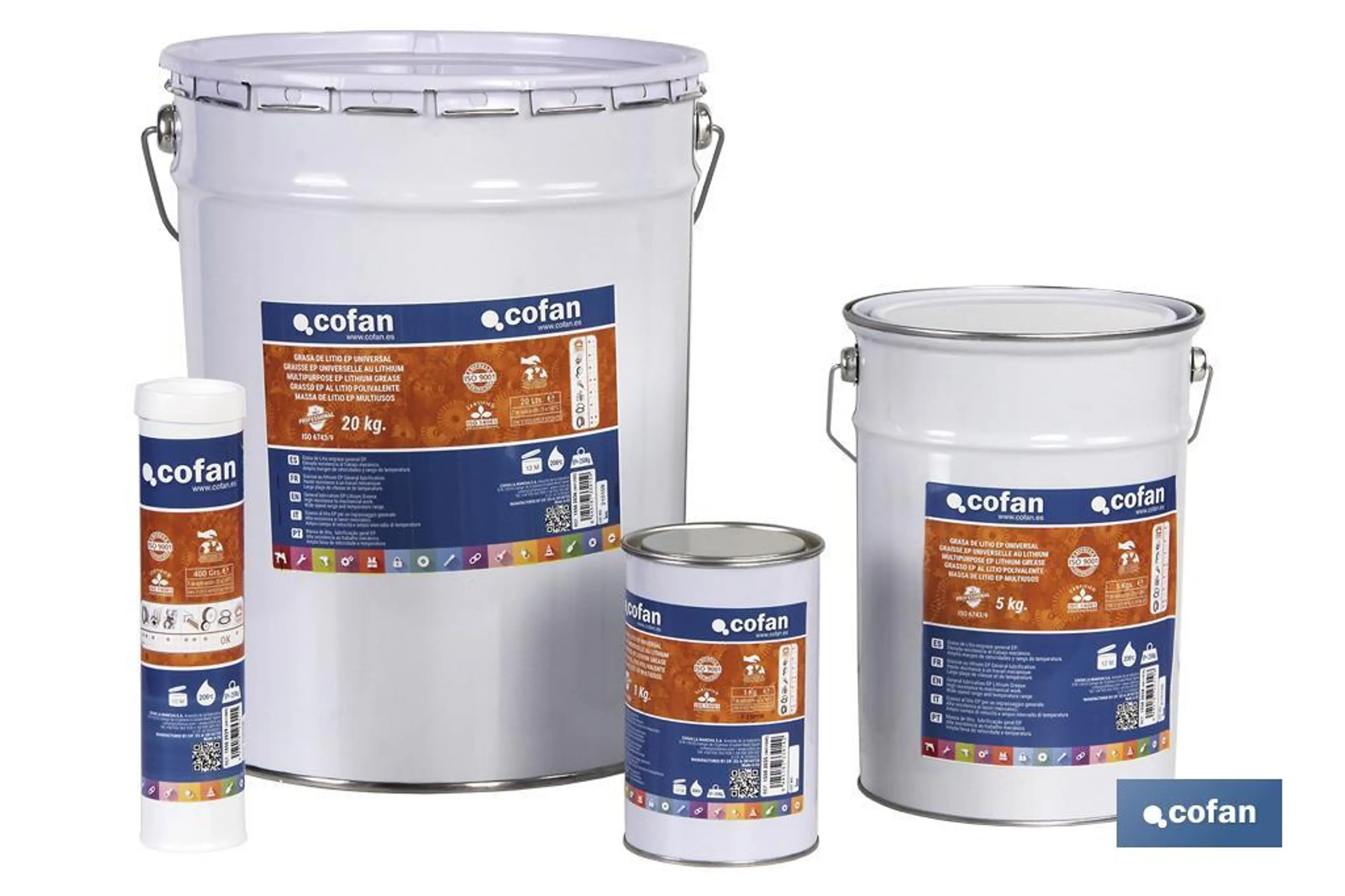 CARTUCHO GRASA LITIO ISO 6743/9  EP