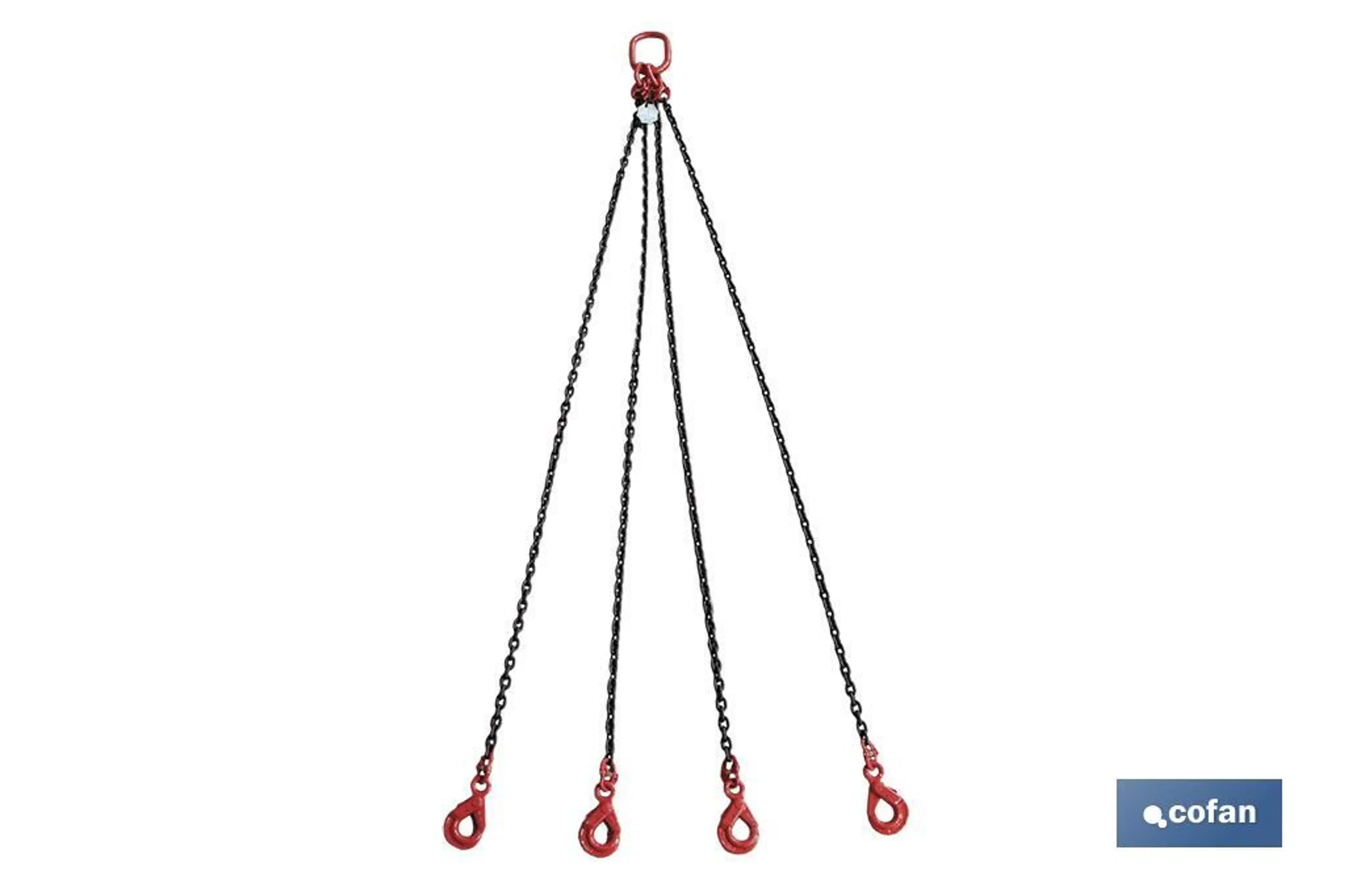 PULPO CADENA 8MM. Gº80  4RX4M