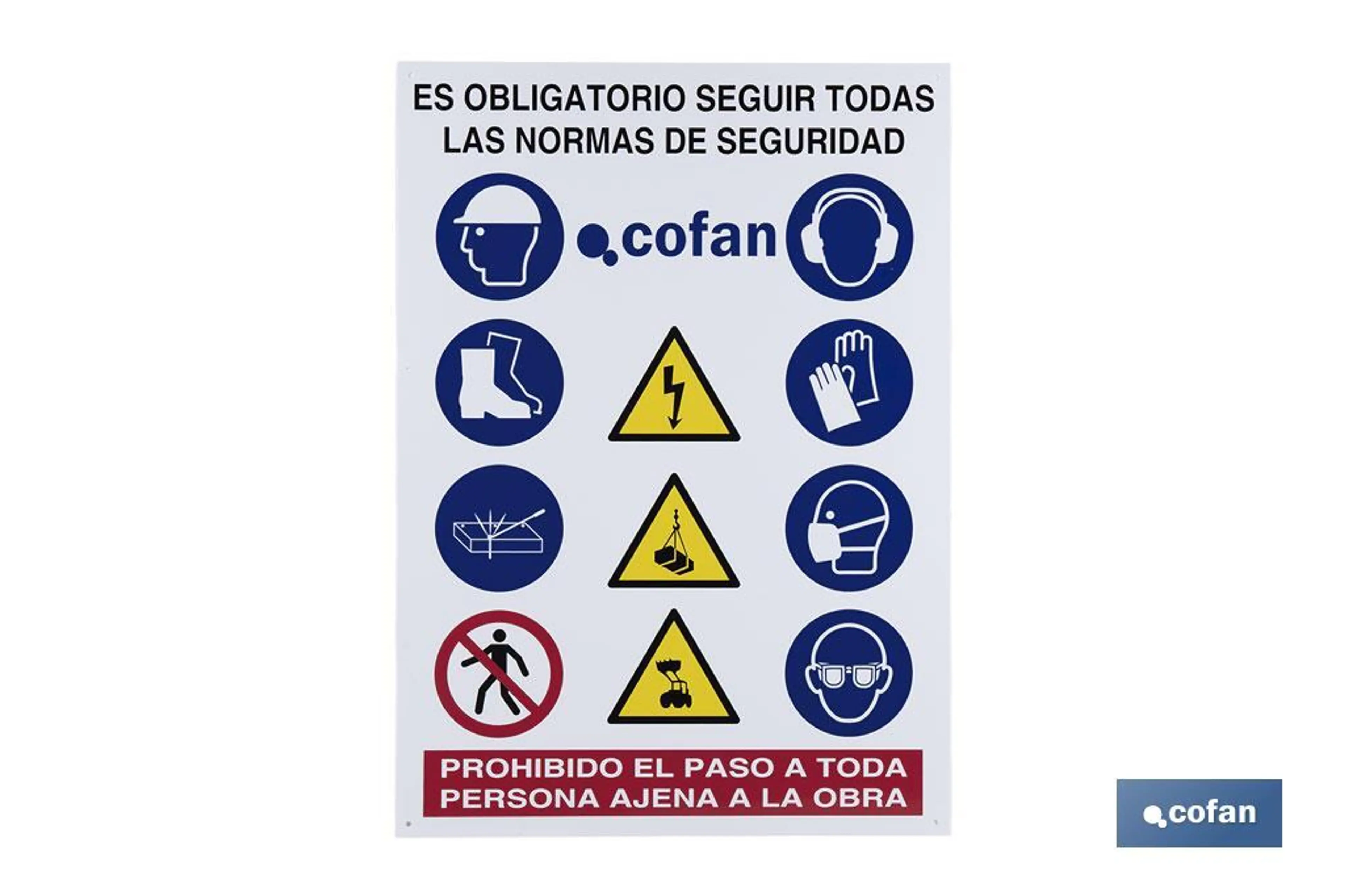 CARTEL OBRA EN GLASSPACK 500X700MM