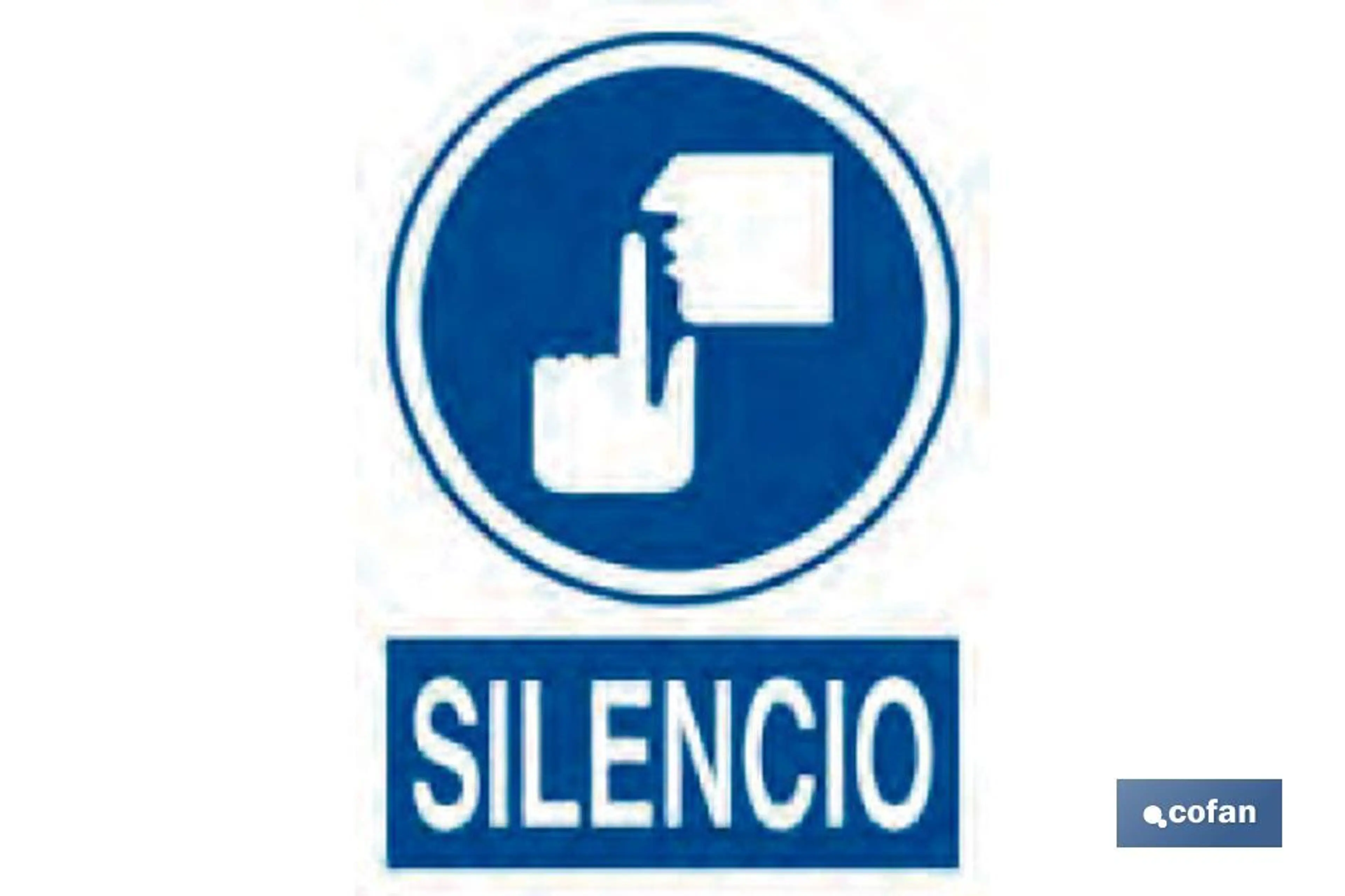 SEÑAL POLIESTIRENO 297X210 MM. "SIL