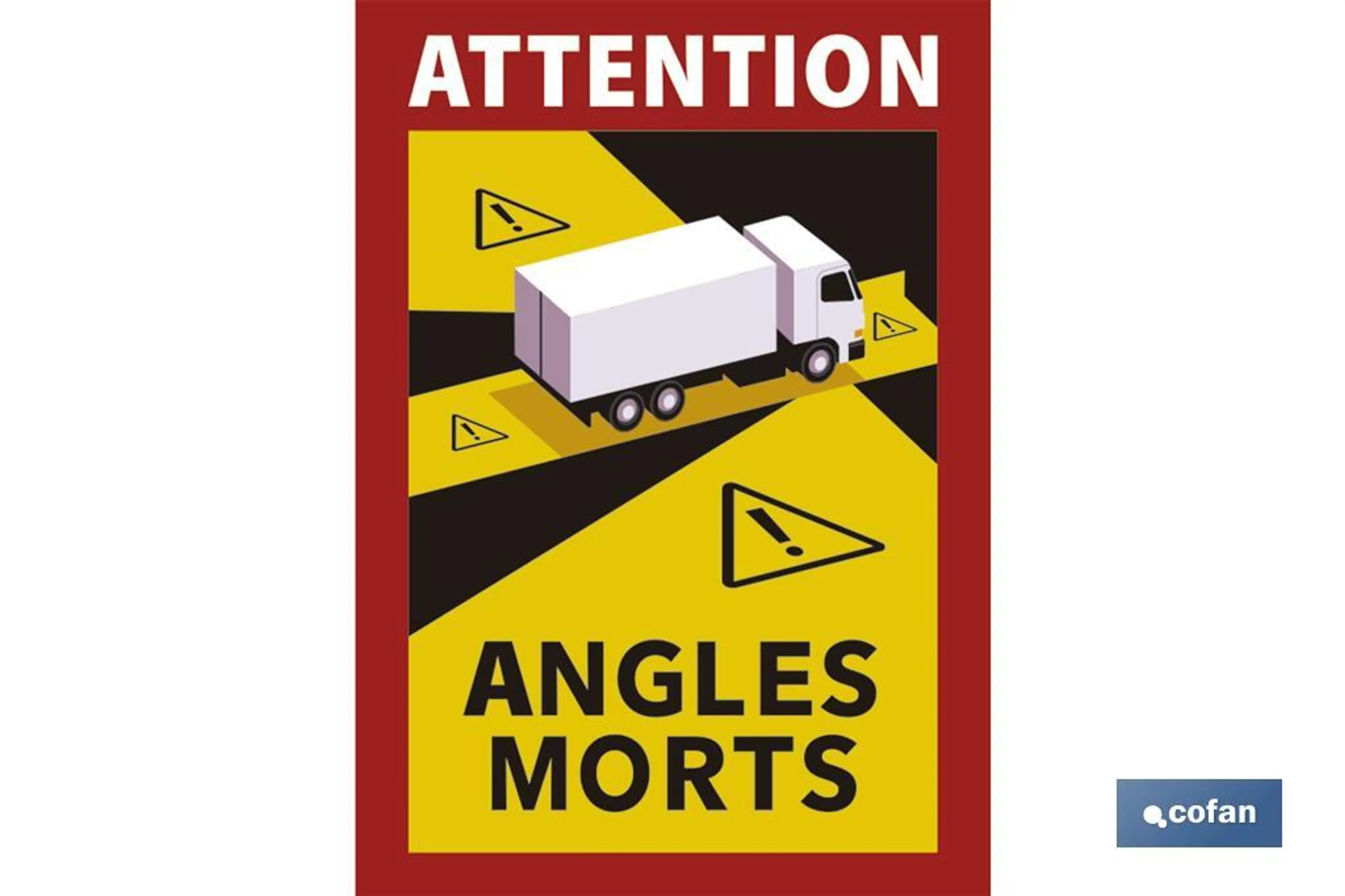 ETIQUETA ADHESIVA «ATTENTION ANGLES