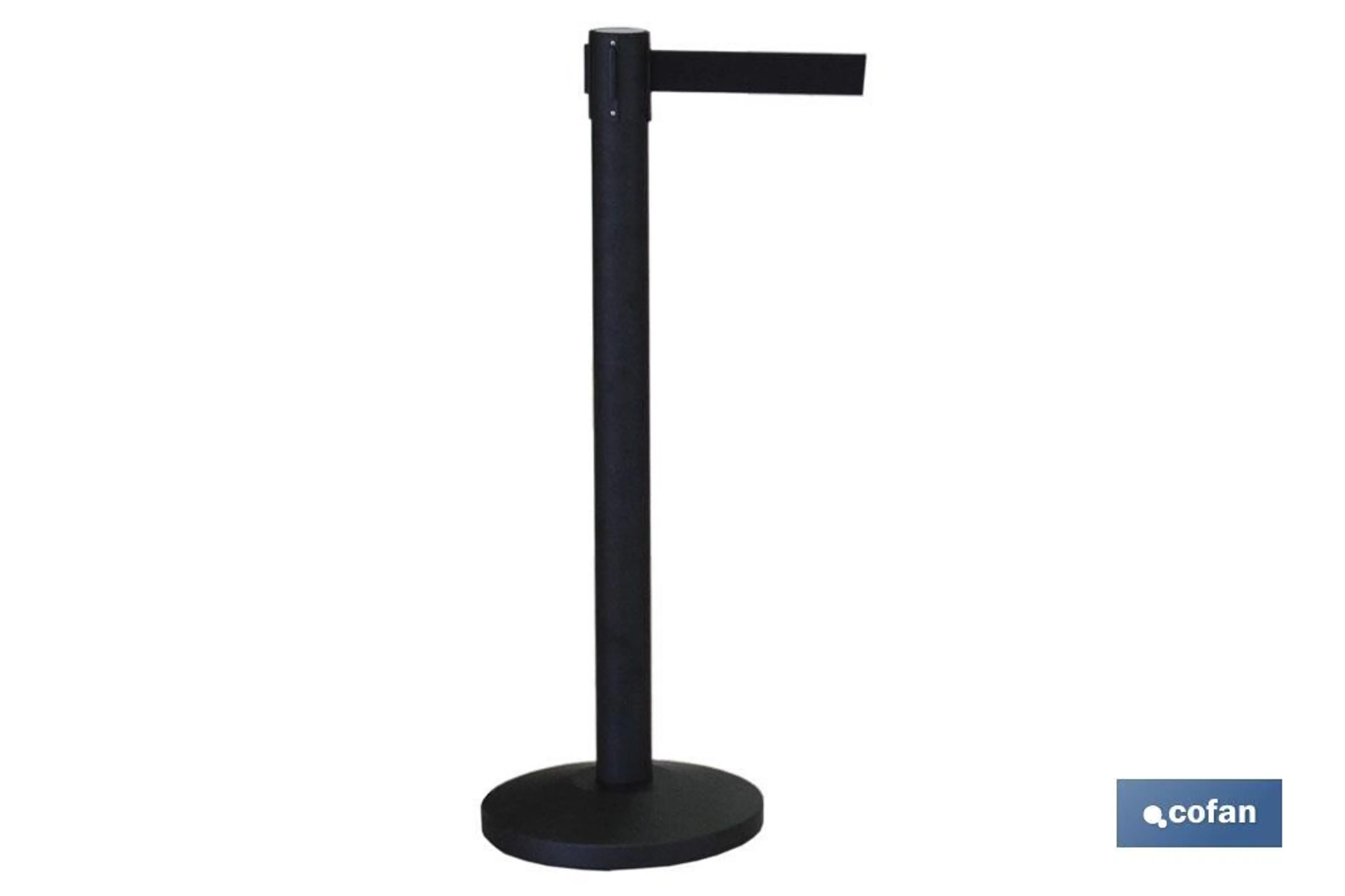 POSTE CINTA EXTENSIBLE NEGRA 2100 M