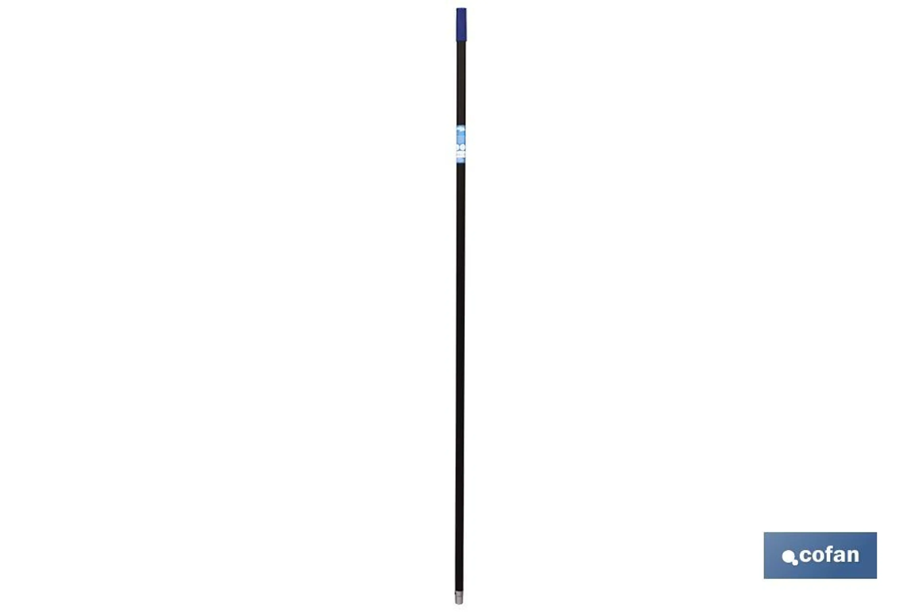 PALO PLASTIFICADO AZUL/NEGRO 1.40M 