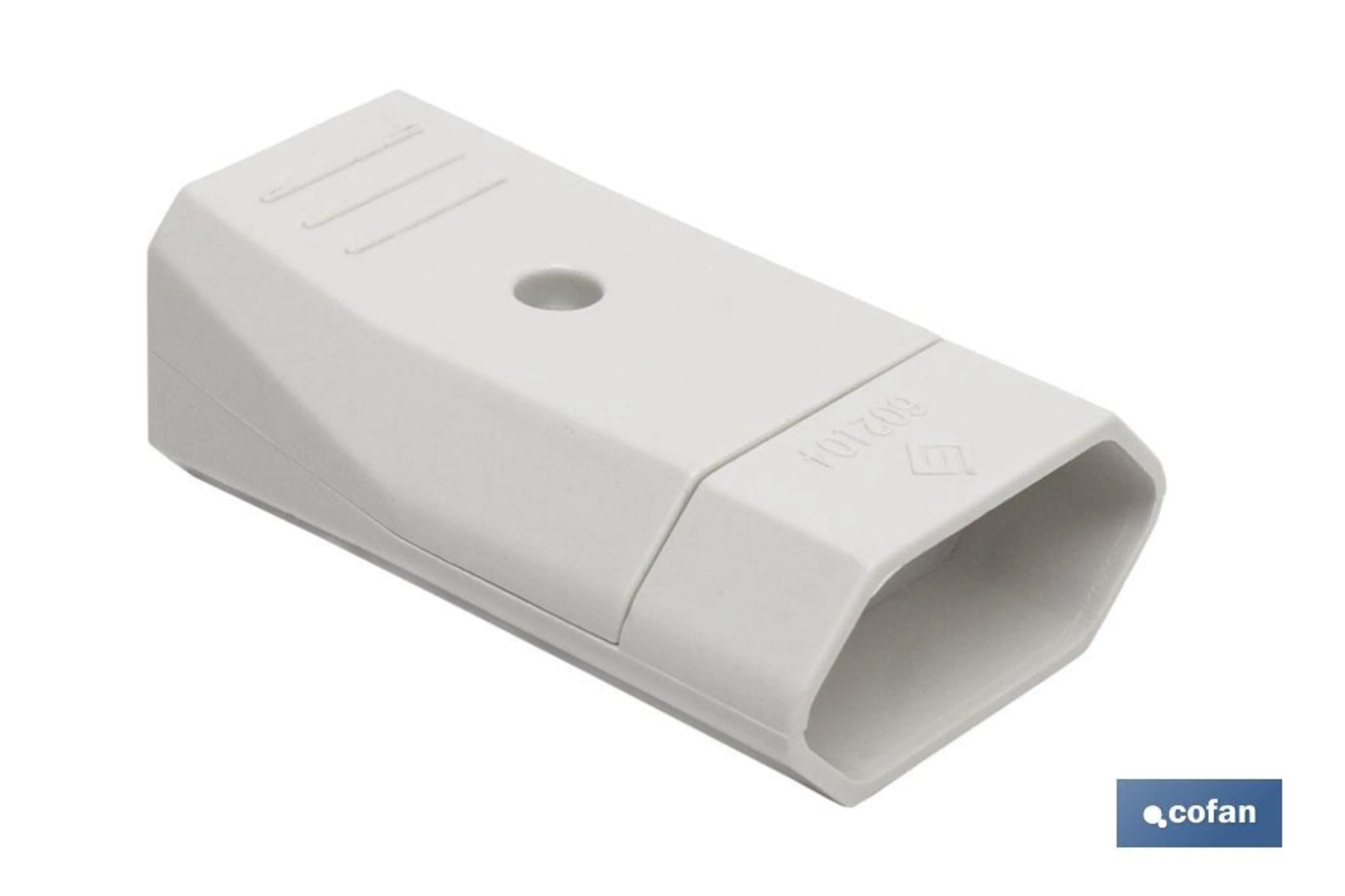 BASE ENCHUFE BIPOLAR AEREA BLANCA (