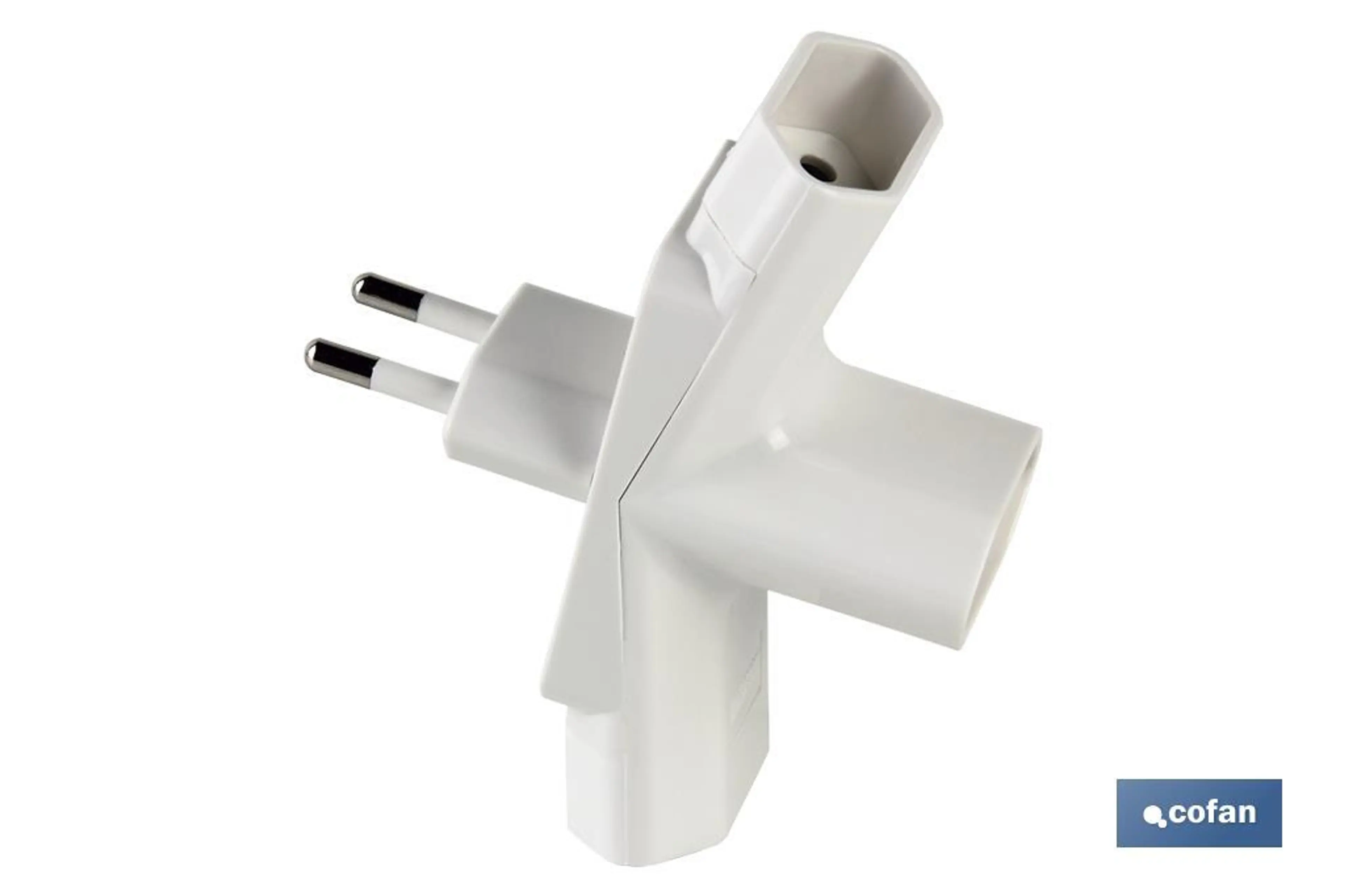 ADAPTADOR MULTIVIA 3 VIAS (10A-250V