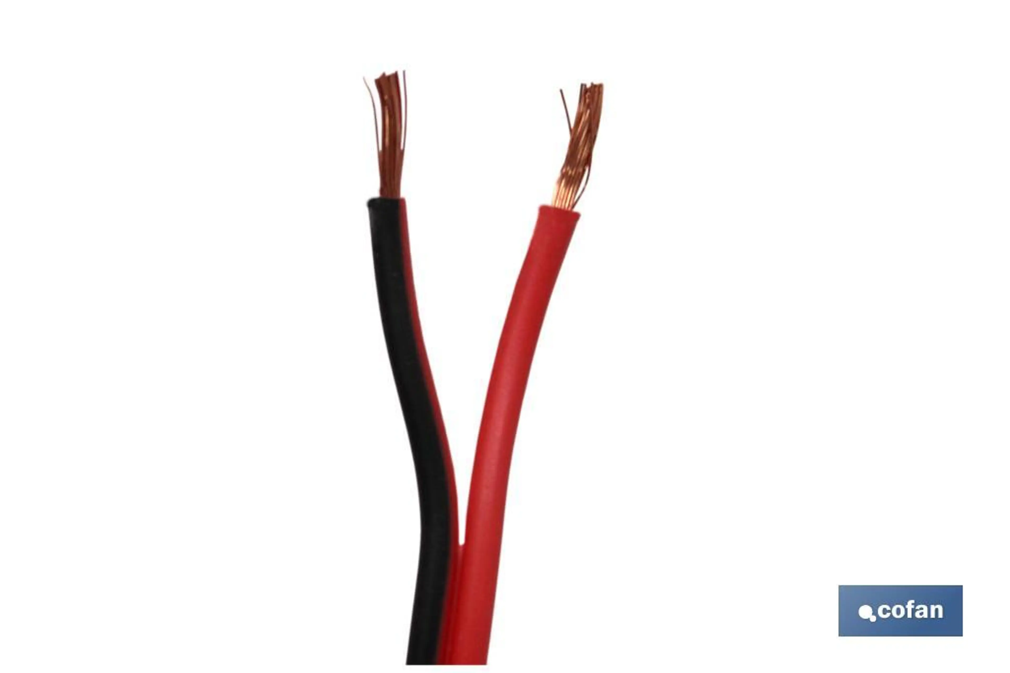 ROLLO 100M CABLE PARALELO ROJO/NEGR