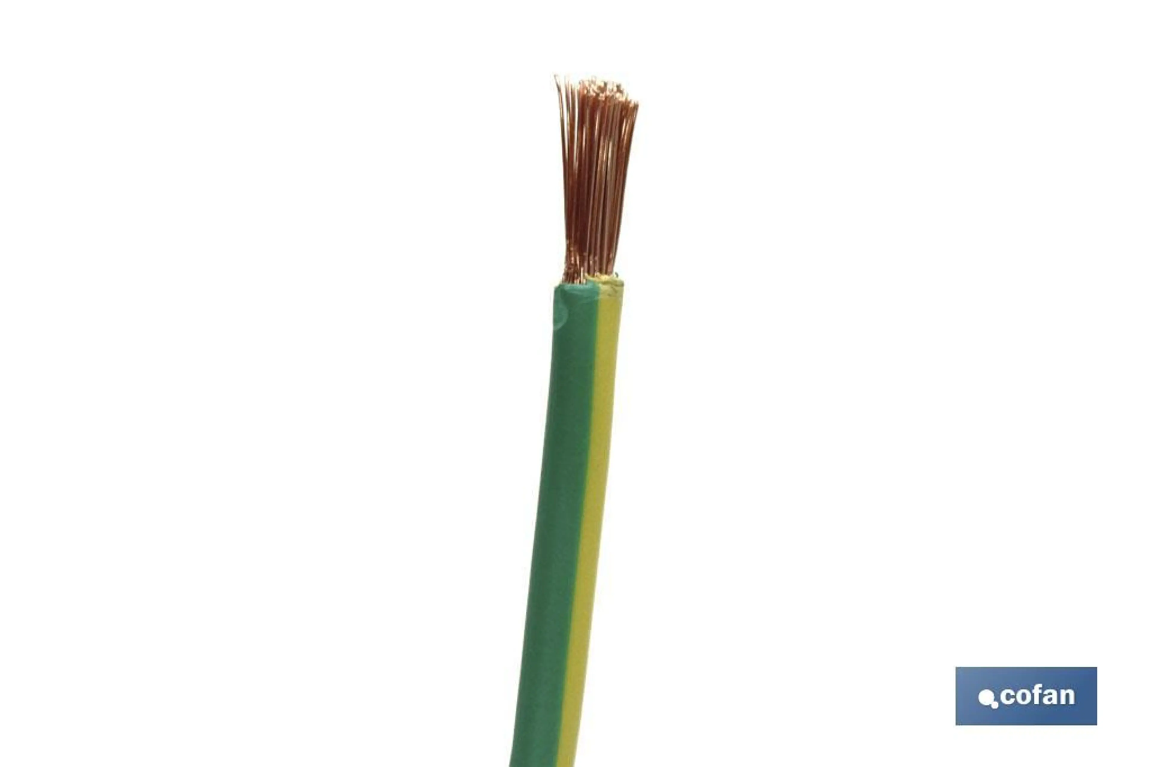 ROLLO CABLE H07V-K 1X6MM2 AMAR/VER 