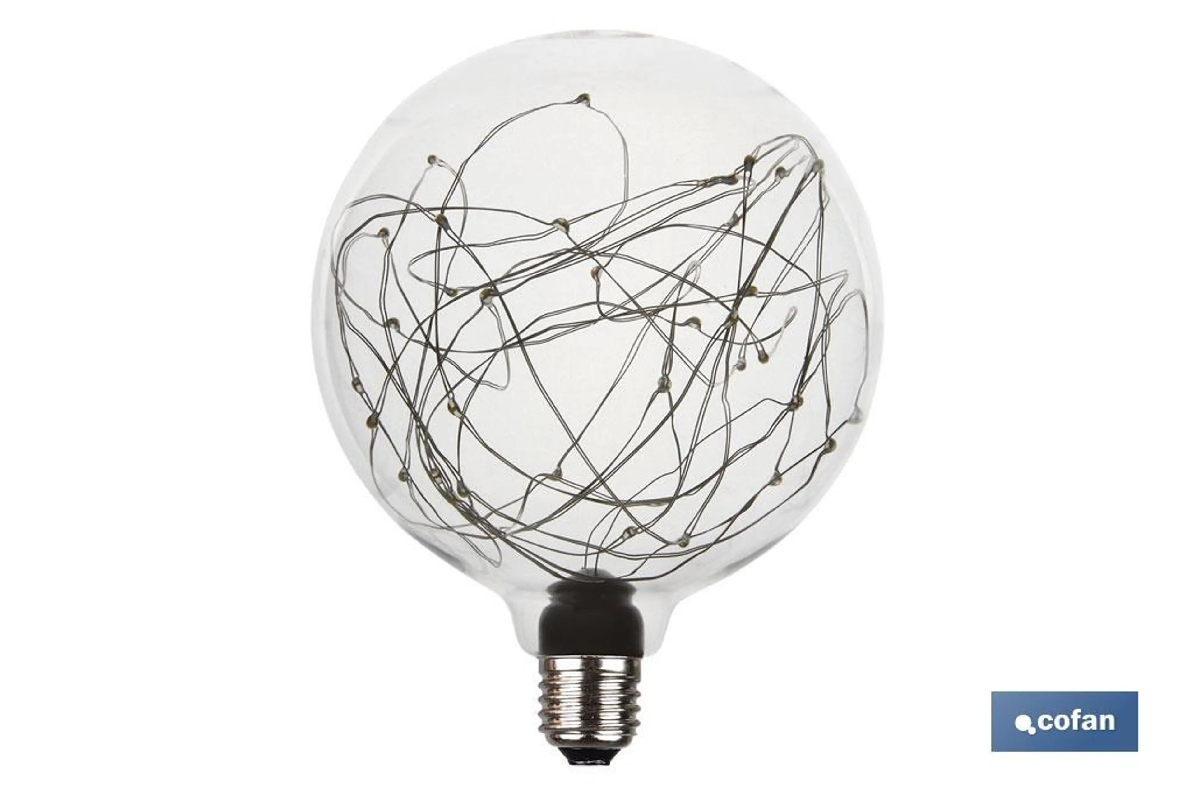 BOMBILLA LED GLOBO ESTRELLAS E27 1,