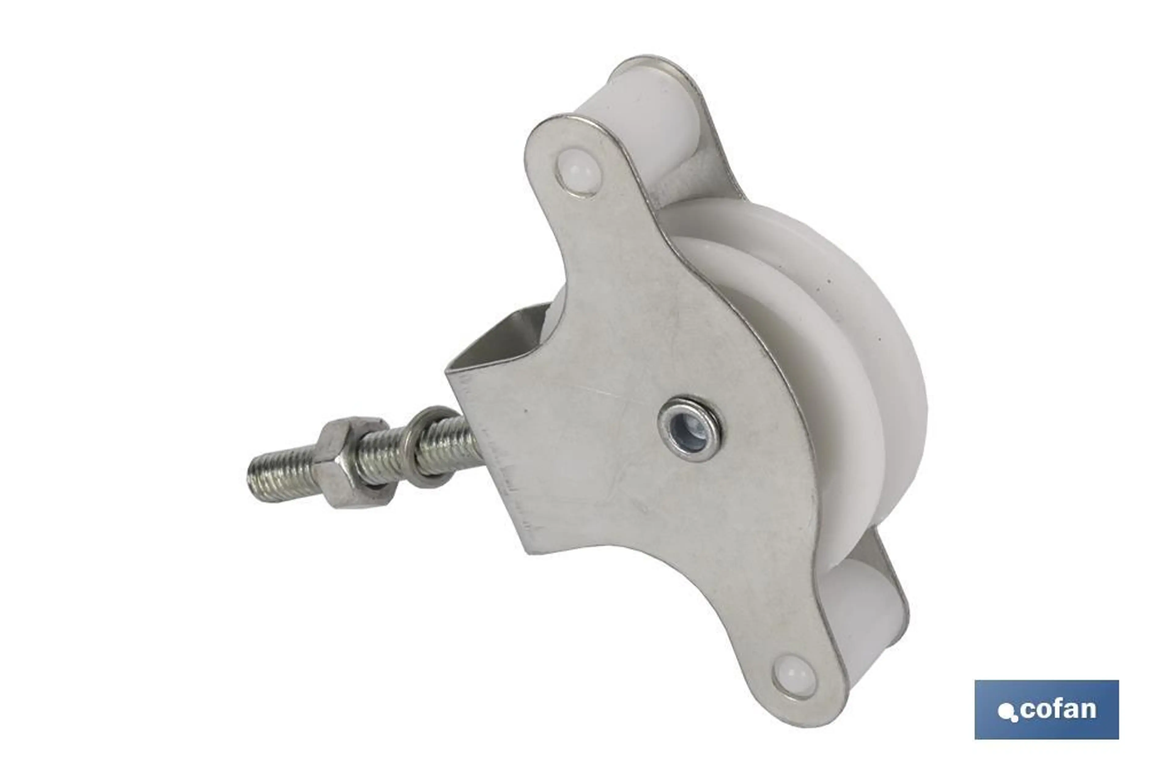 2 UDS. POLEA CON TORNILLO 40 MM VEN