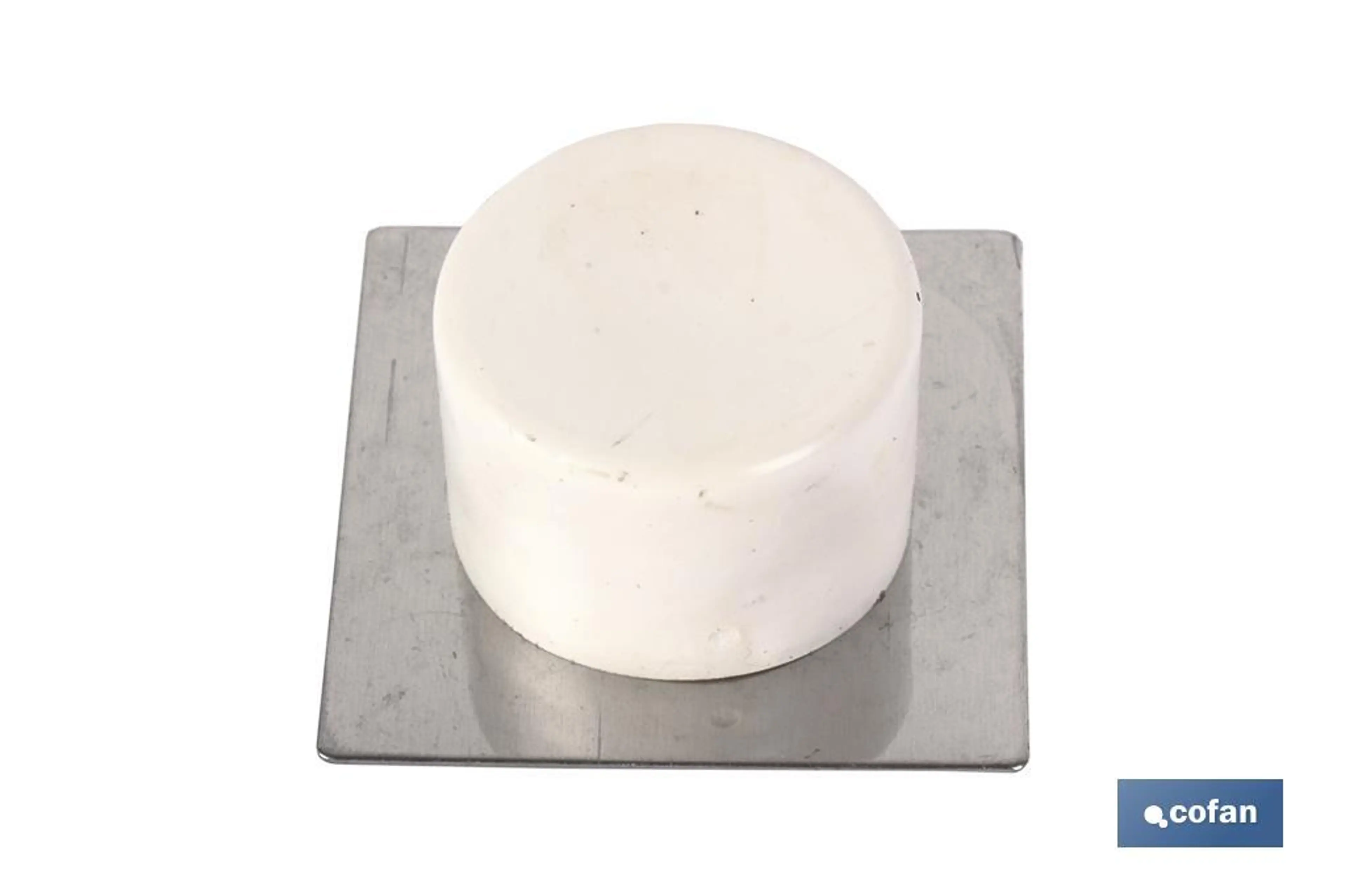 2 UDS TOPE ADHESIVO BASE INOX BEIGE