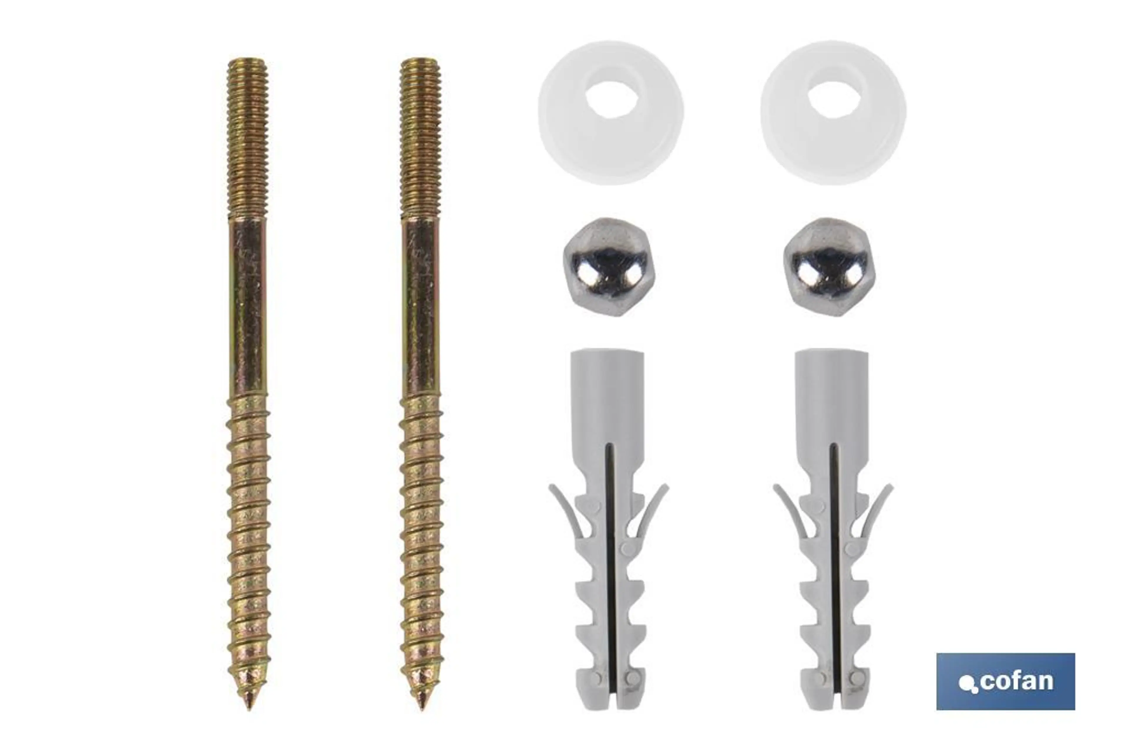 SET 2 PCS TORNILLOS VERTICALES FIJA
