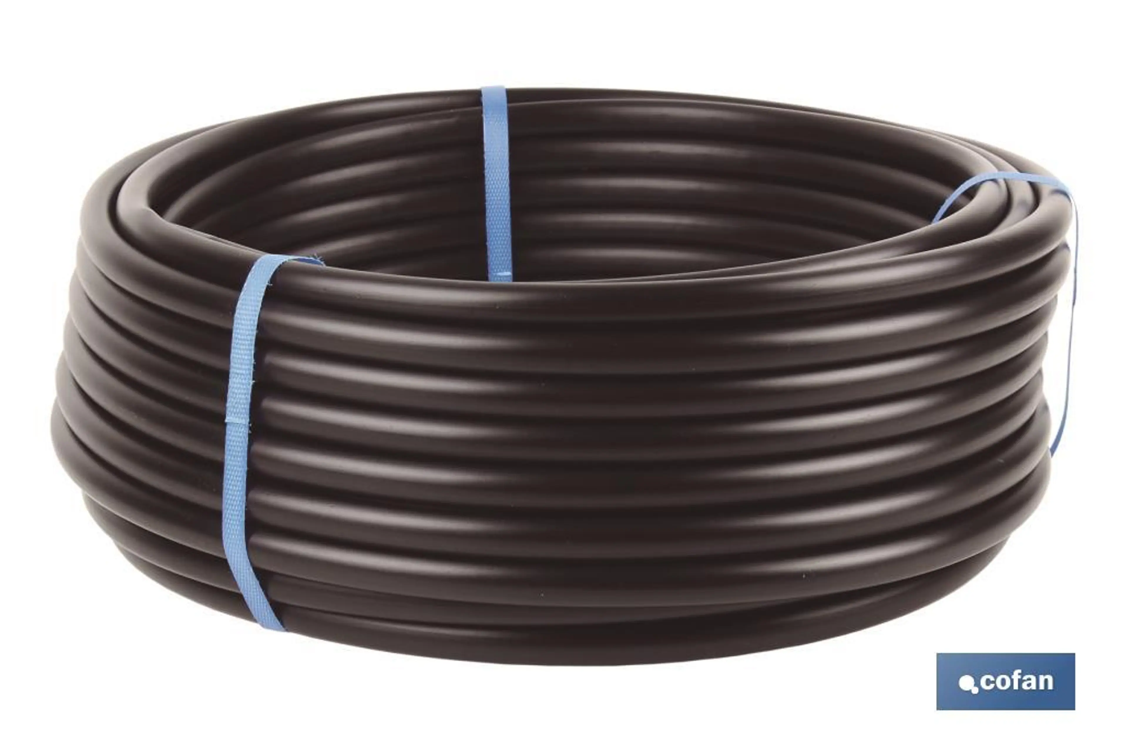 TUBO 100M RIEGO GOTEO NEGRO (SIN GO