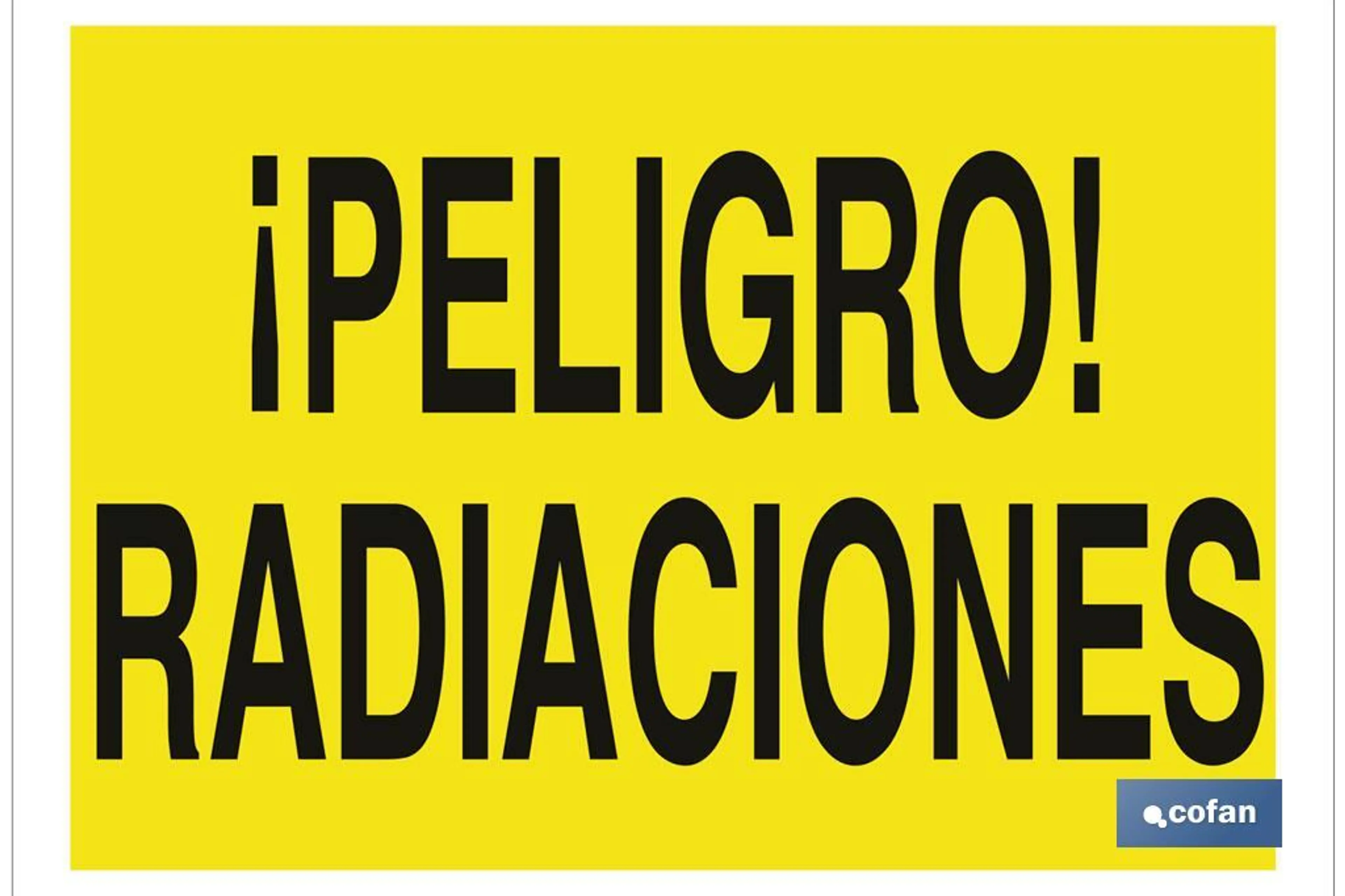 SEÑAL POLIESTIRENO 420X297 MM