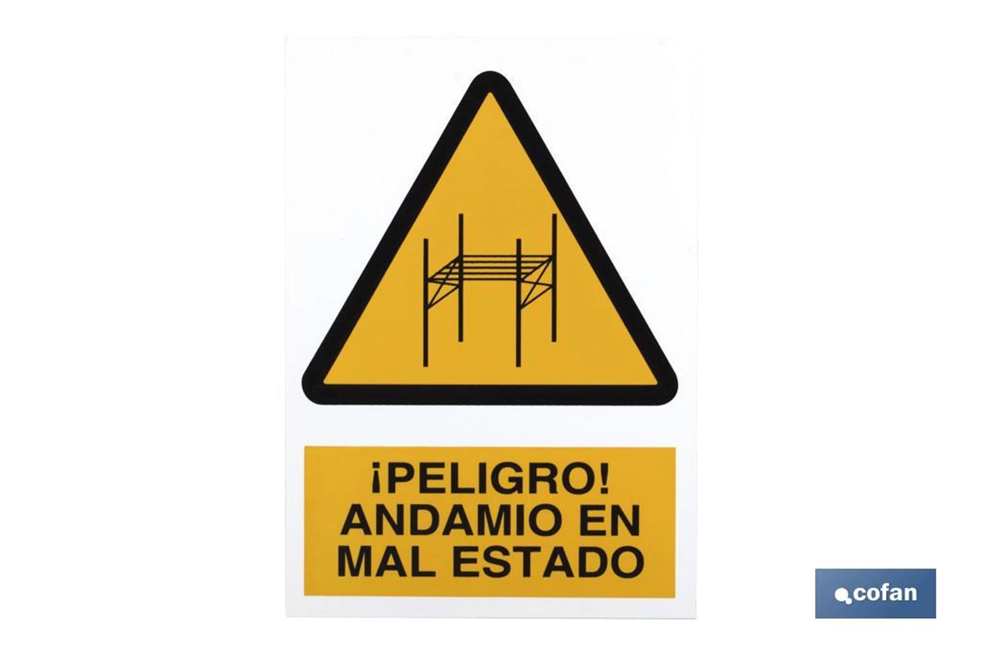 SEÑAL ADHESIVO 297X210MM.