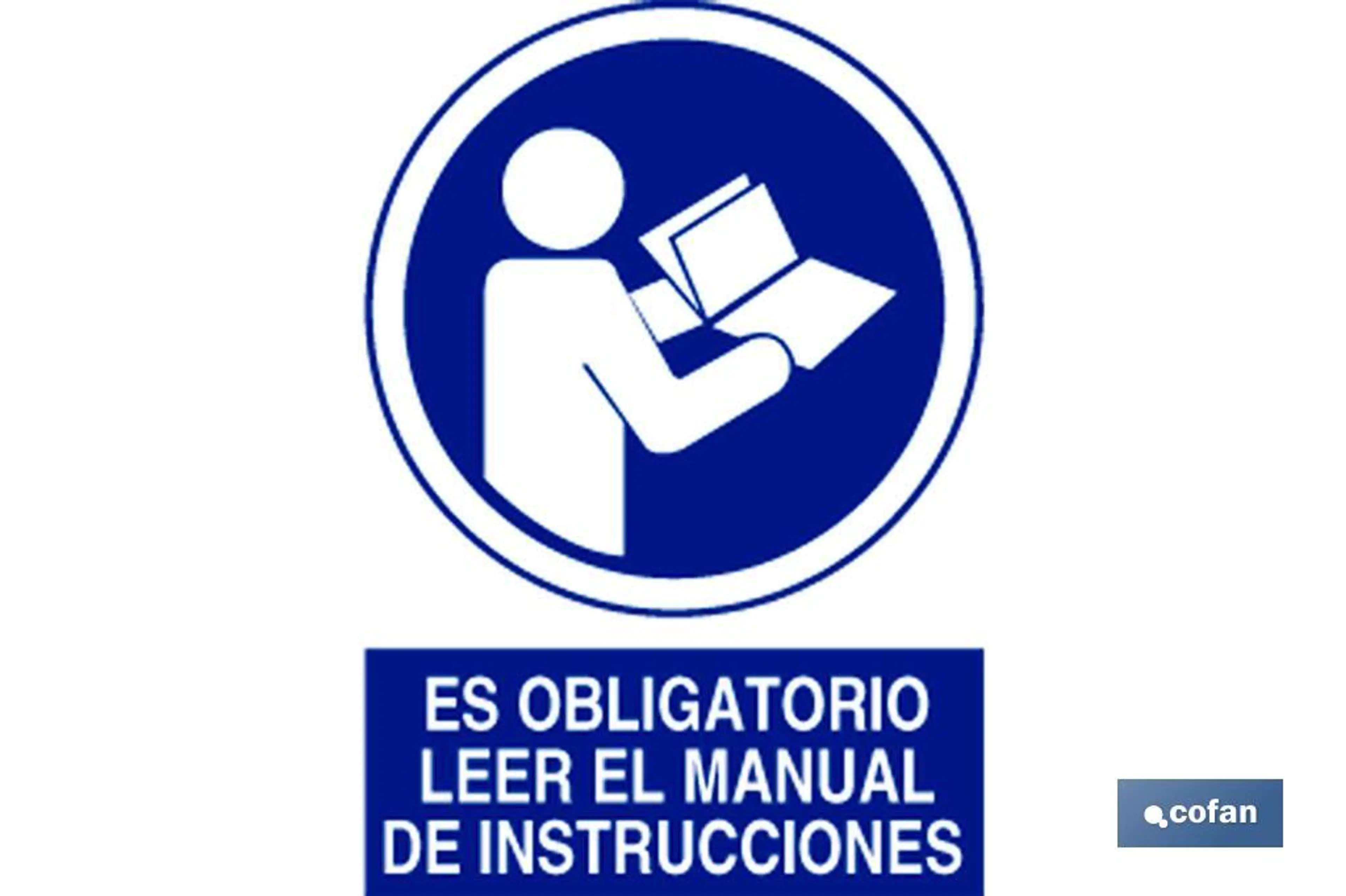 SEÑAL POLIESTIRENO 210X148MM