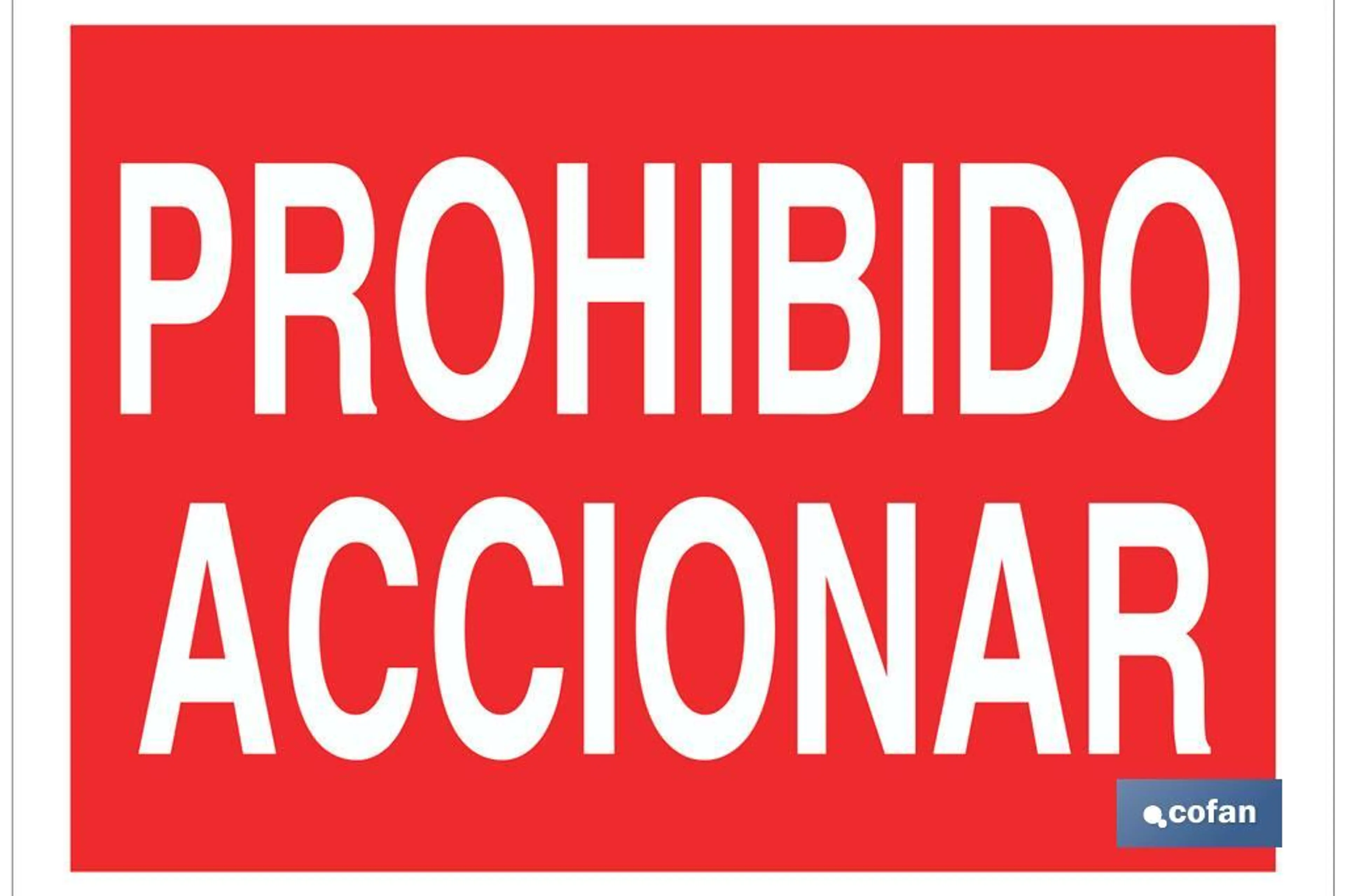 SEÑAL POLIESTIRENO 297X210MM