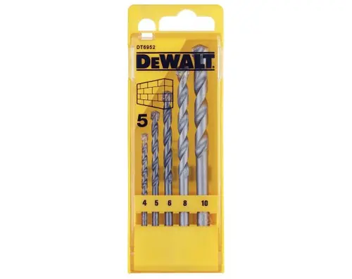 DEWALT JGO. 5 BROCAS PIEDRA