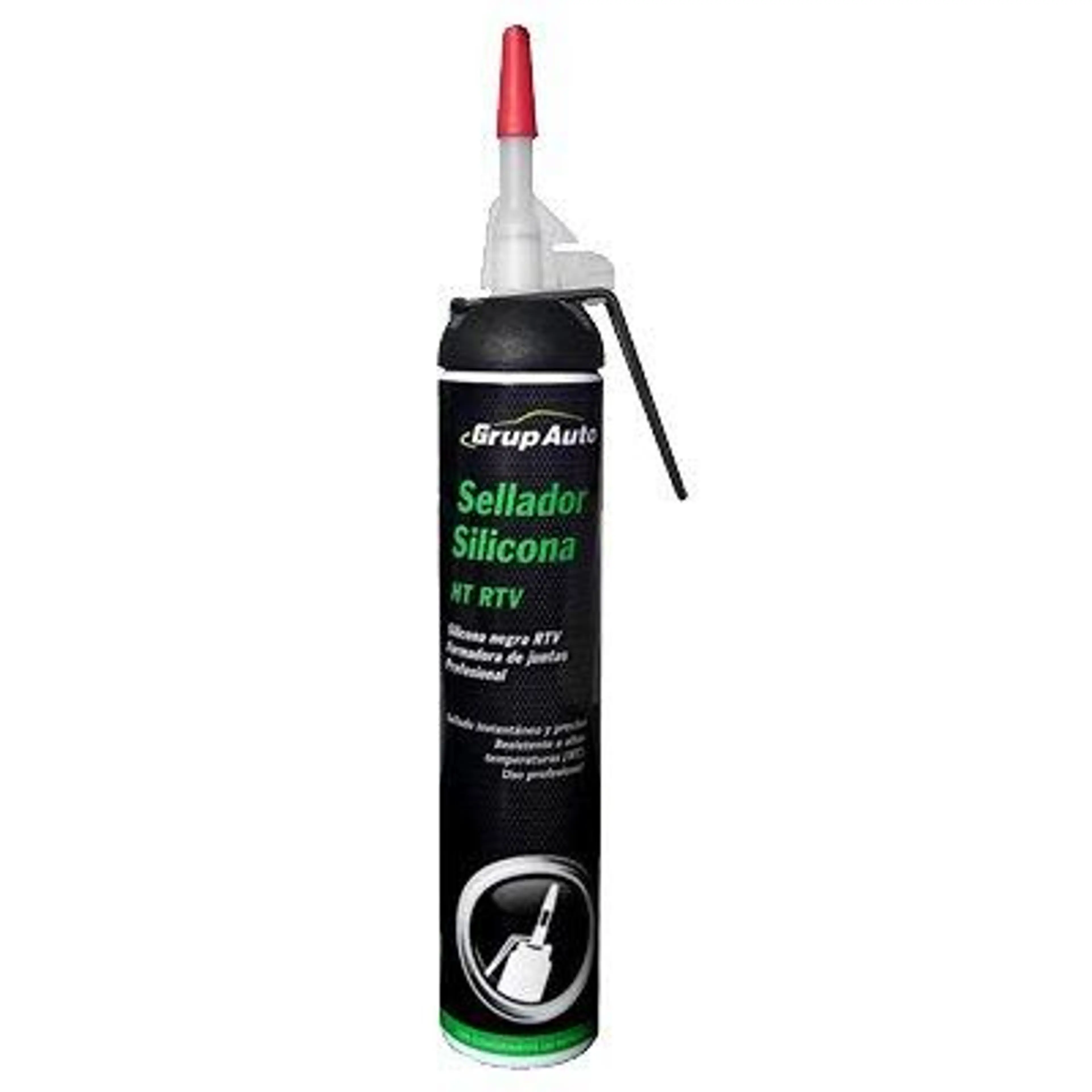 SELLADOR SILICONA NEGRA 200 ML.