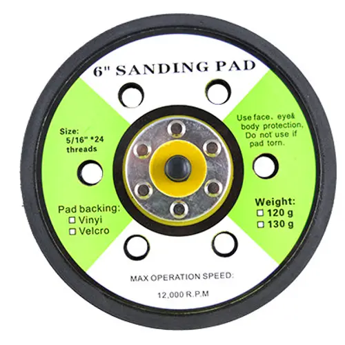 DISCO DE 6 AGUJEROS PARA LIJADORAS